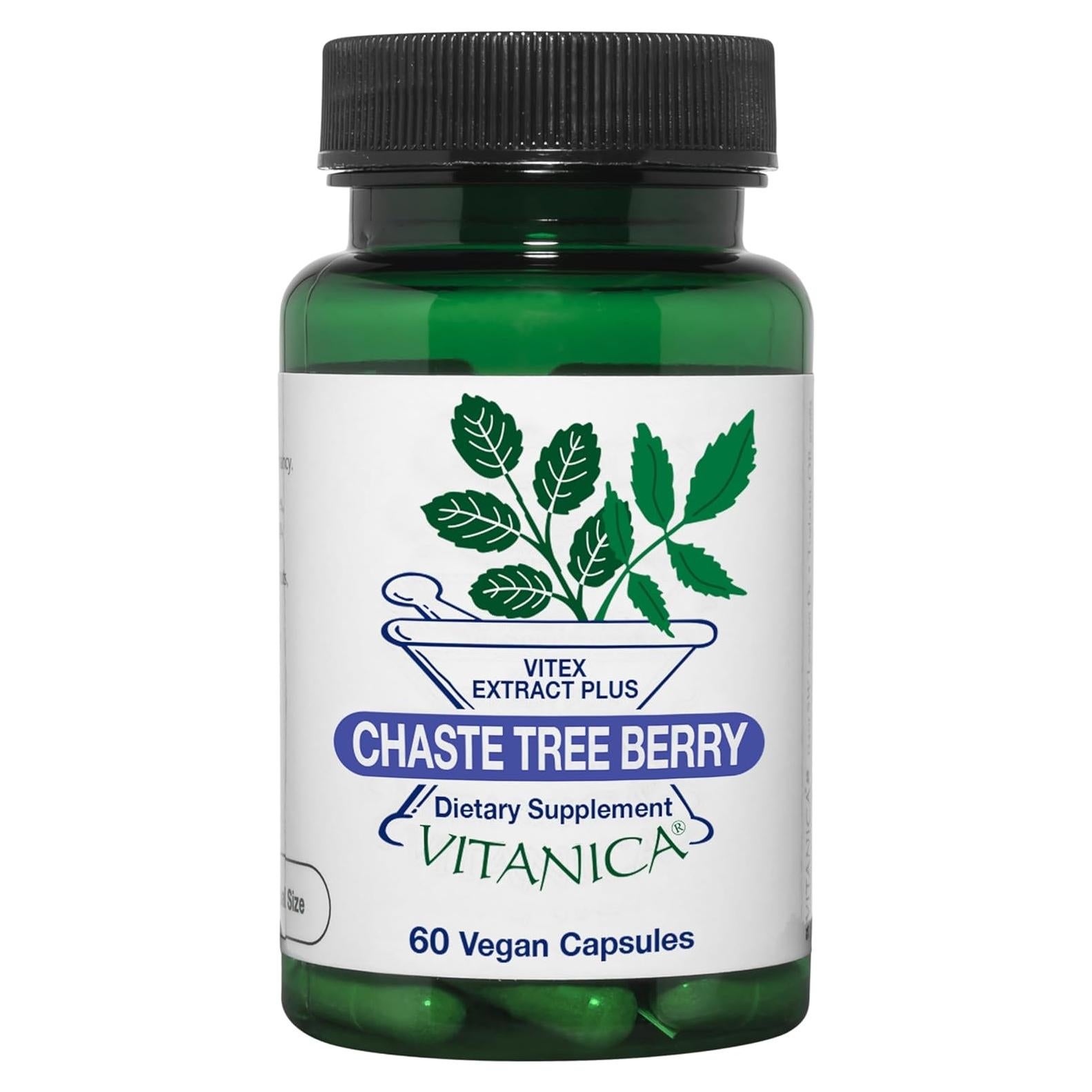 Vitanica Baya de Árbol Vitex Extracto Plus Vegano 60 Cápsulas