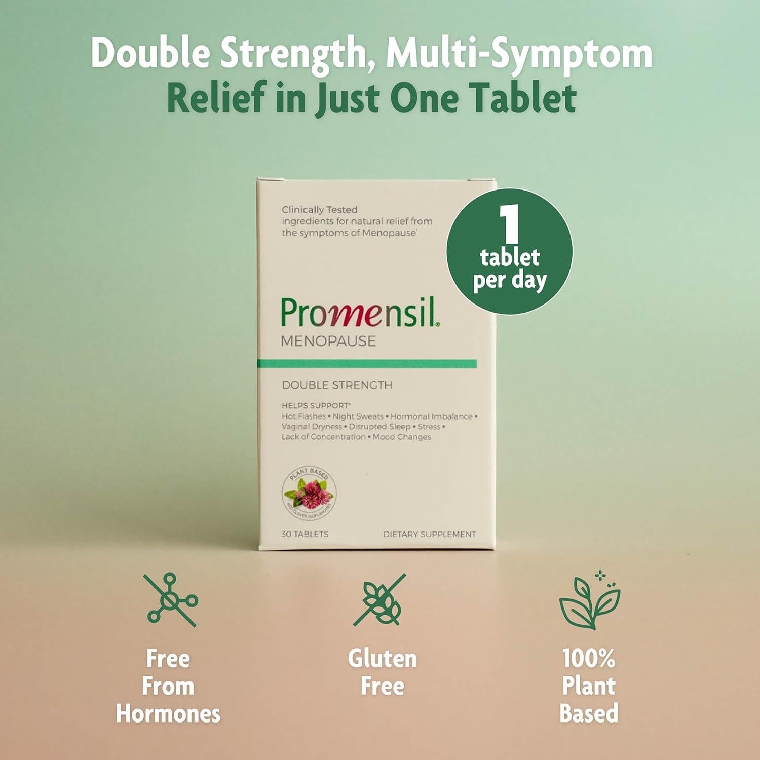 Promensil Menopausia Doble Fuerza - Suplemento 30 Tabletas