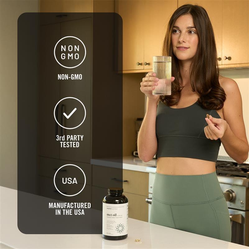 Cápsulas de Aceite MCT Smarter Nutrition C8 y C10 - 90 Unidades