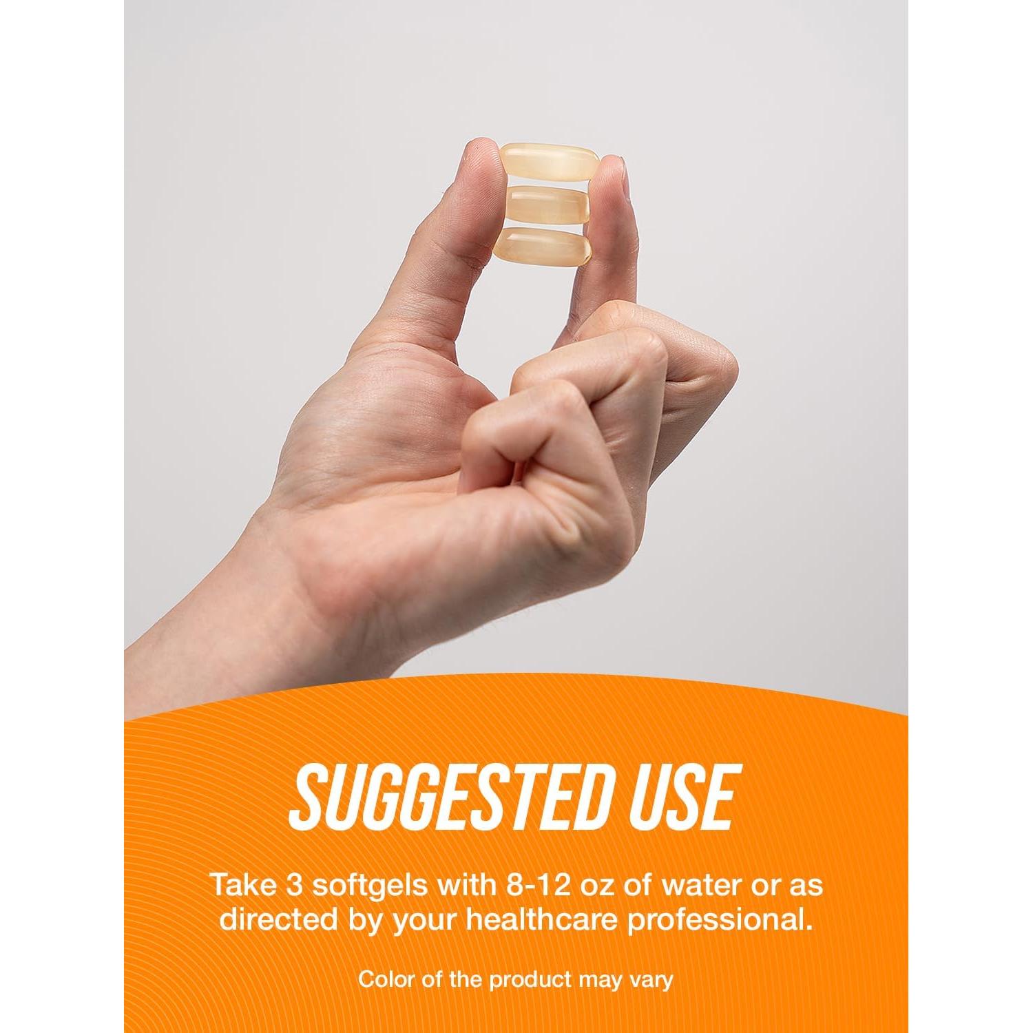 Cápsulas de Aceite MCT BulkSupplements 3000mg - 270 Conteo