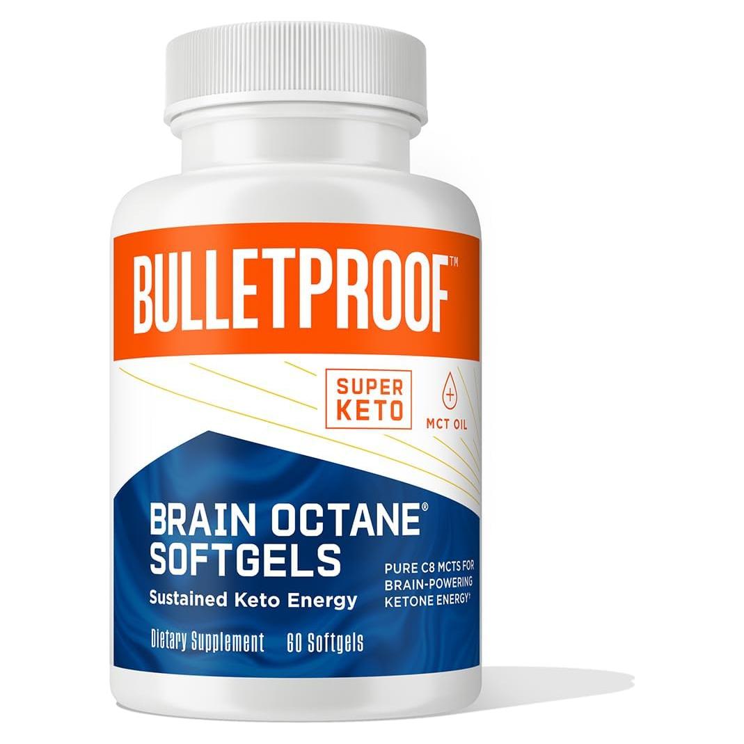 Cápsulas Blandas Bulletproof Aceite MCT C8 60 Unidades