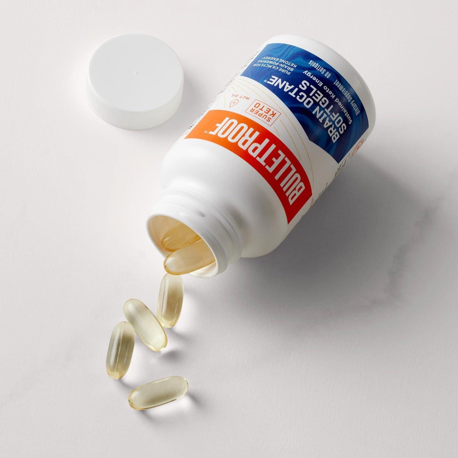 Cápsulas Blandas Bulletproof Aceite MCT C8 60 Unidades