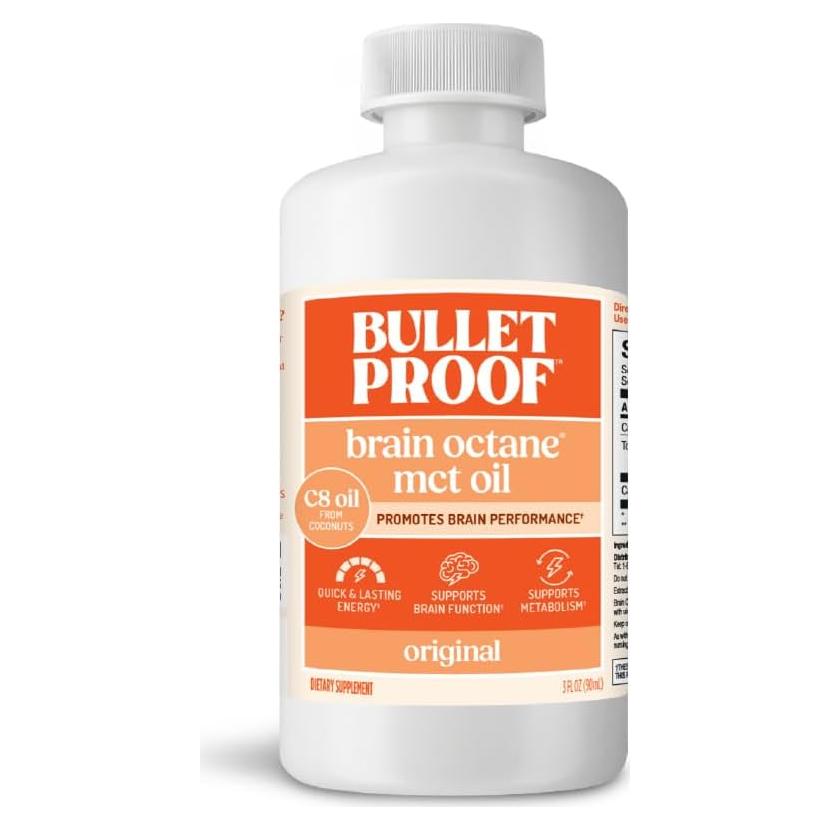 Aceite MCT C8 Bulletproof 85.05 ml - Suplemento Keto Energético