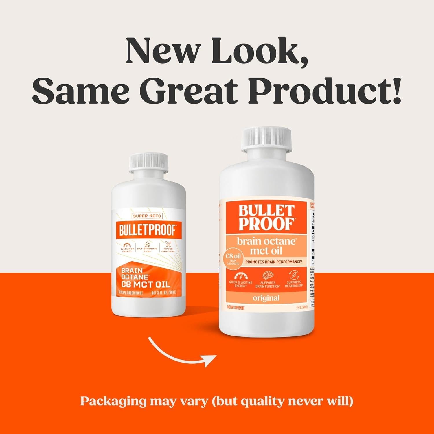 Aceite MCT C8 Bulletproof 85.05 ml - Suplemento Keto Energético