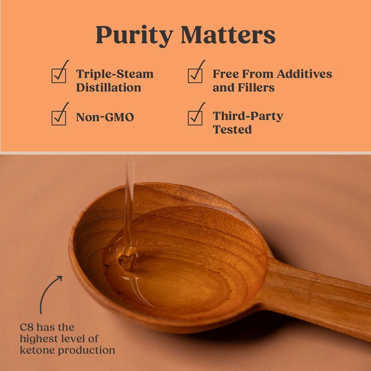 Aceite MCT C8 Bulletproof 85.05 ml - Suplemento Keto Energético