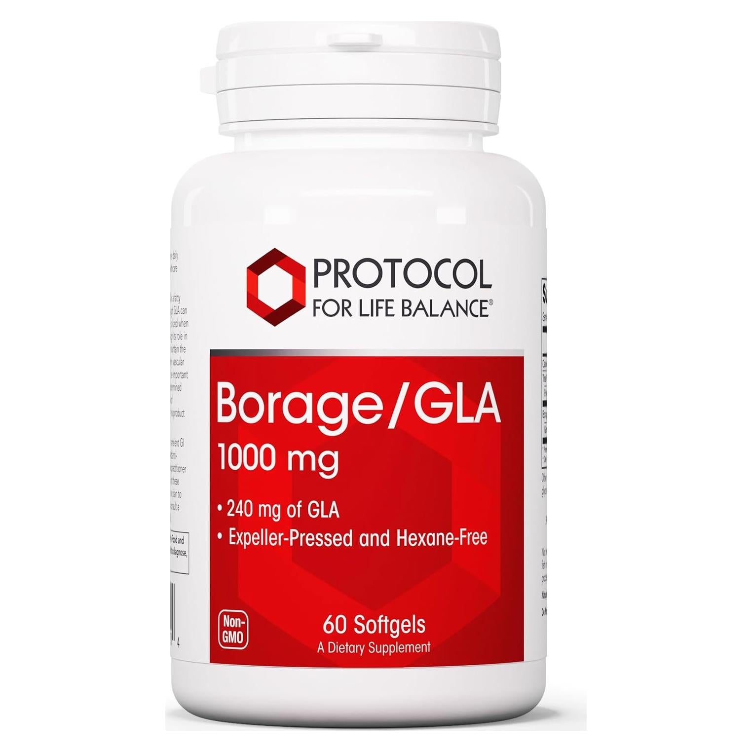 Aceite de Borraja Protocolo 1000mg - 60 Cápsulas Blandas