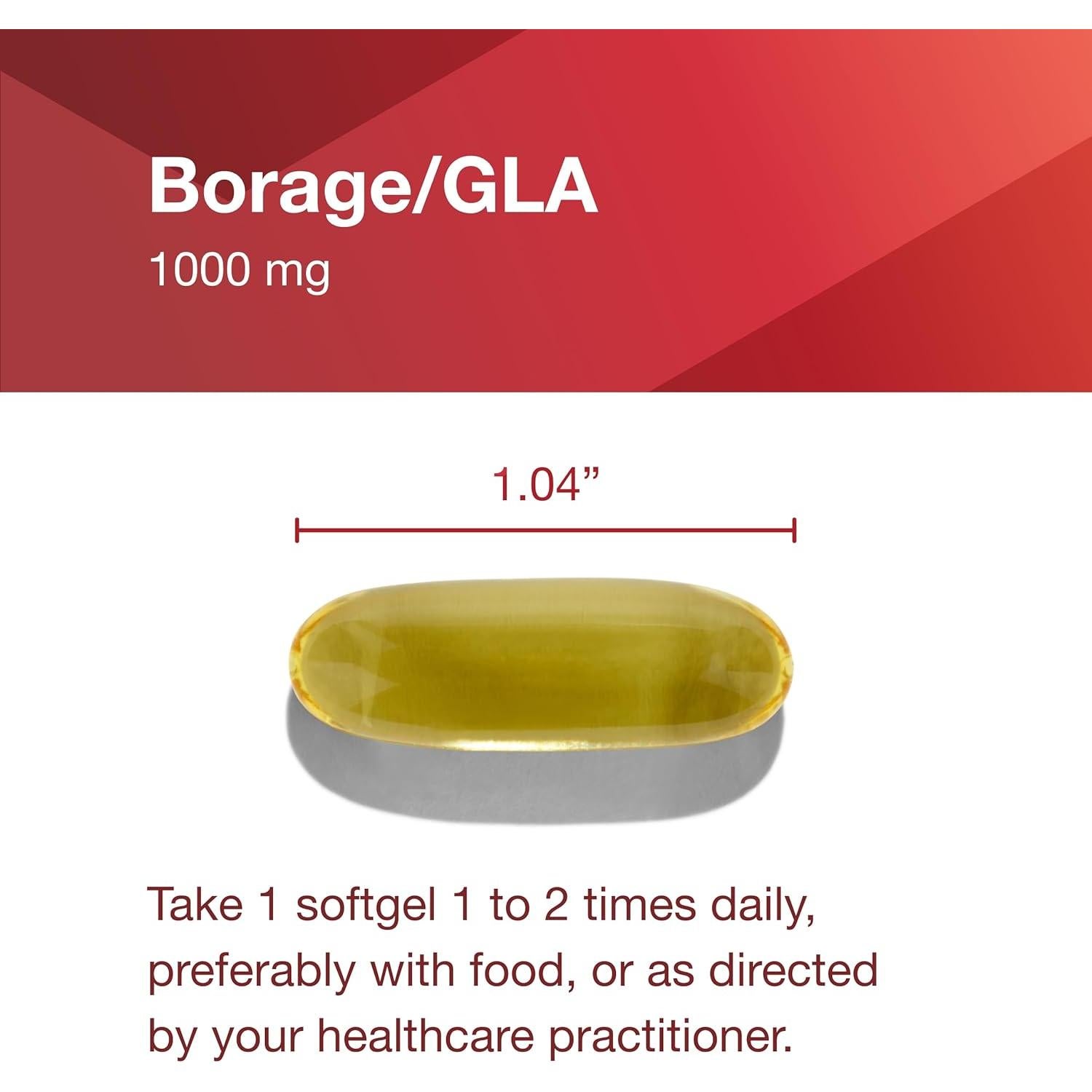 Aceite de Borraja Protocolo 1000mg - 60 Cápsulas Blandas