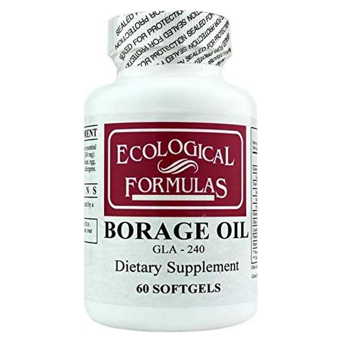 Aceite de Borraja GLA 240 Fórmulas Ecológicas 60 Gelatinas