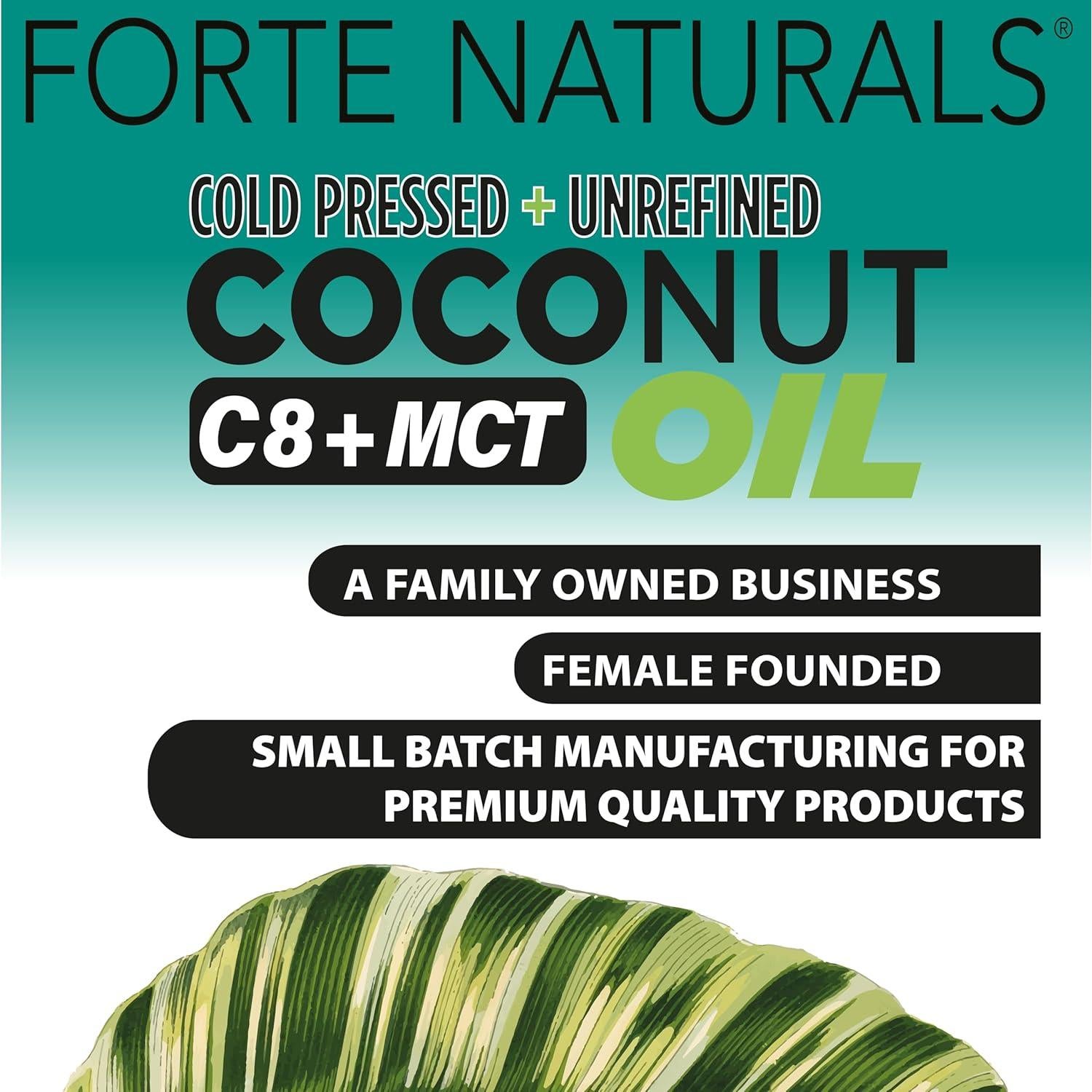 Aceite de Coco MCT C8 Forte Naturals 1000mg 60 Softgels