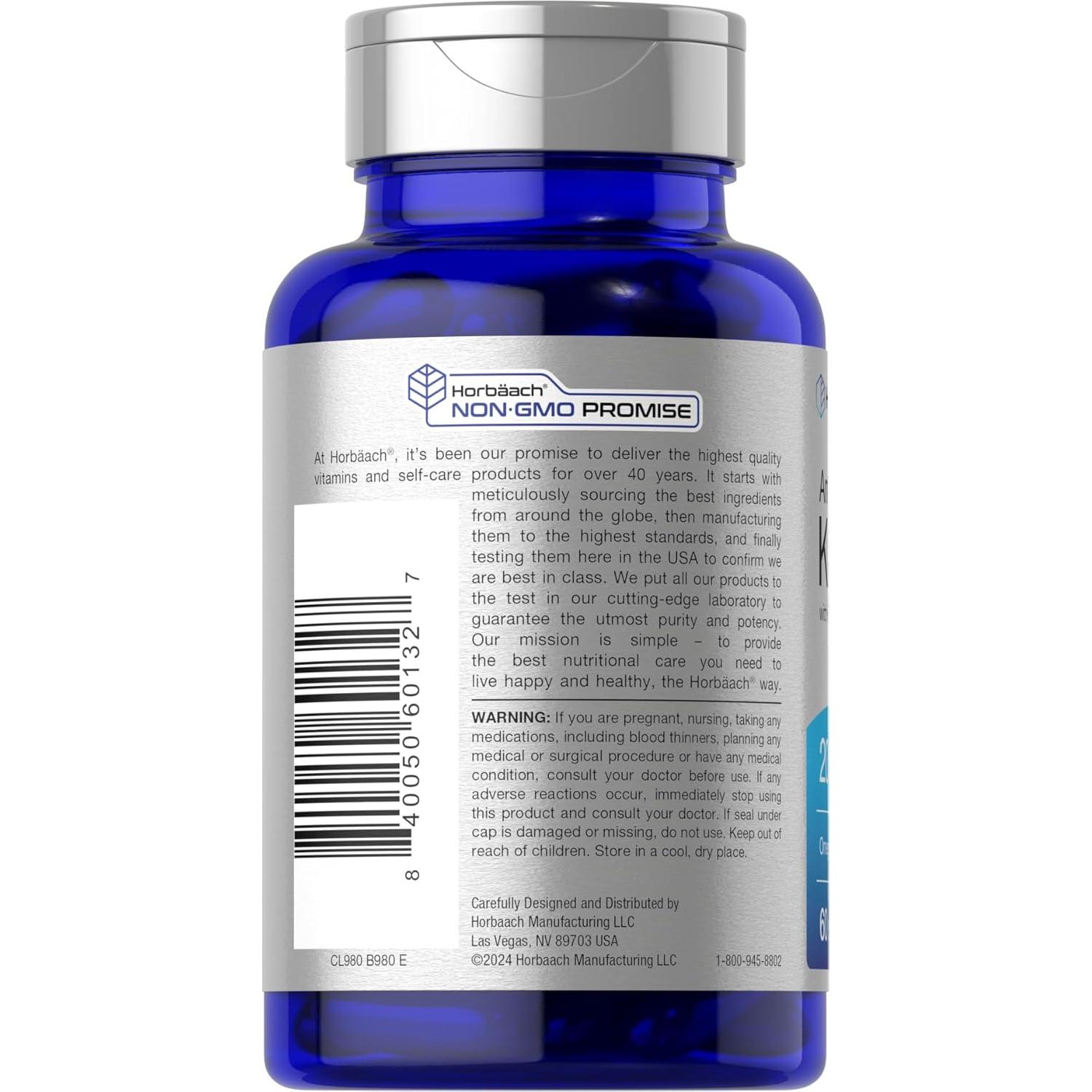 Aceite de Krill Antártico Horbäach 2000mg - 60 Cápsulas Blandas Omega-3