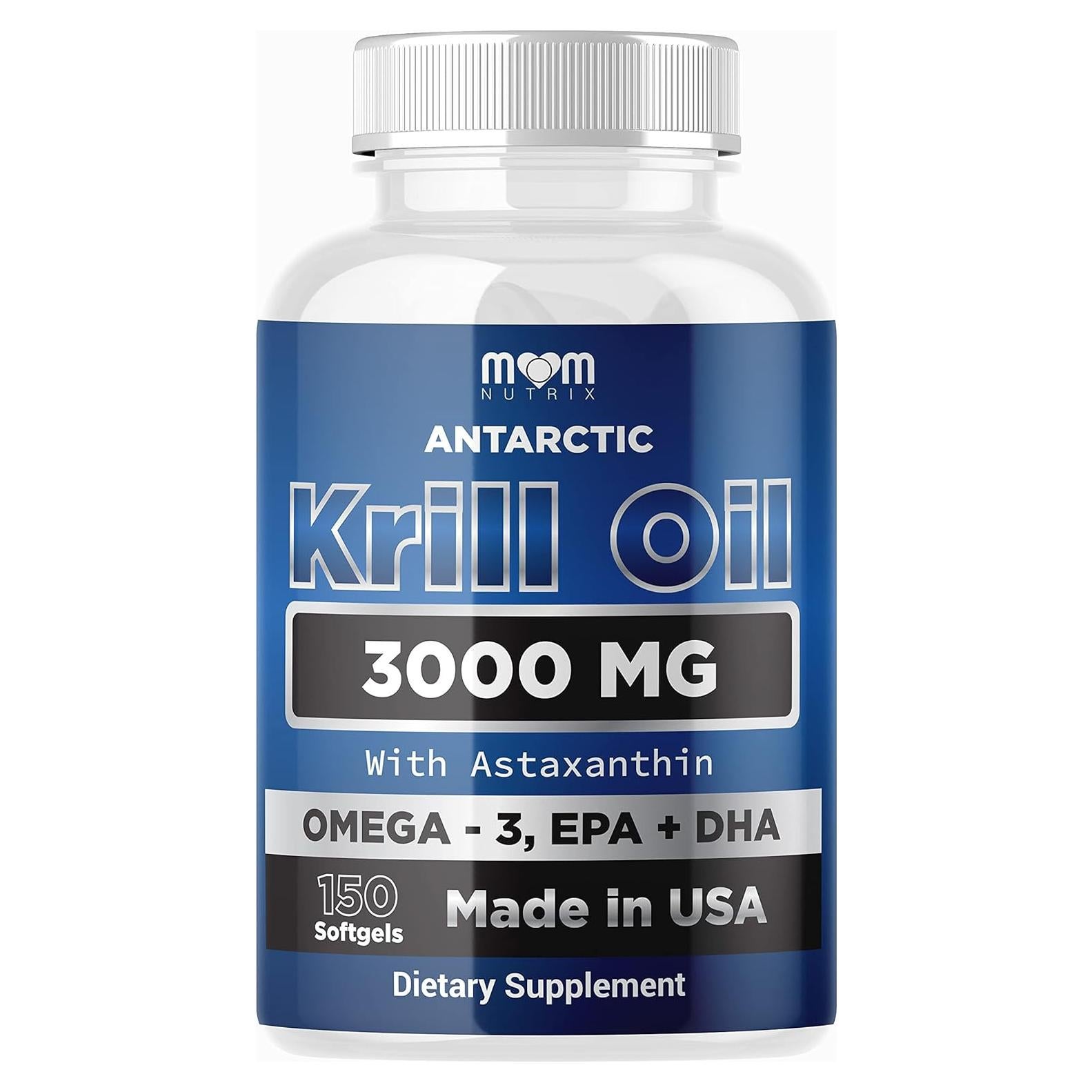 Suplemento de Aceite de Kril Antártico Dr. JOEL'S - 150 Gelatinas Blandas - Omega 3 EPA DHA