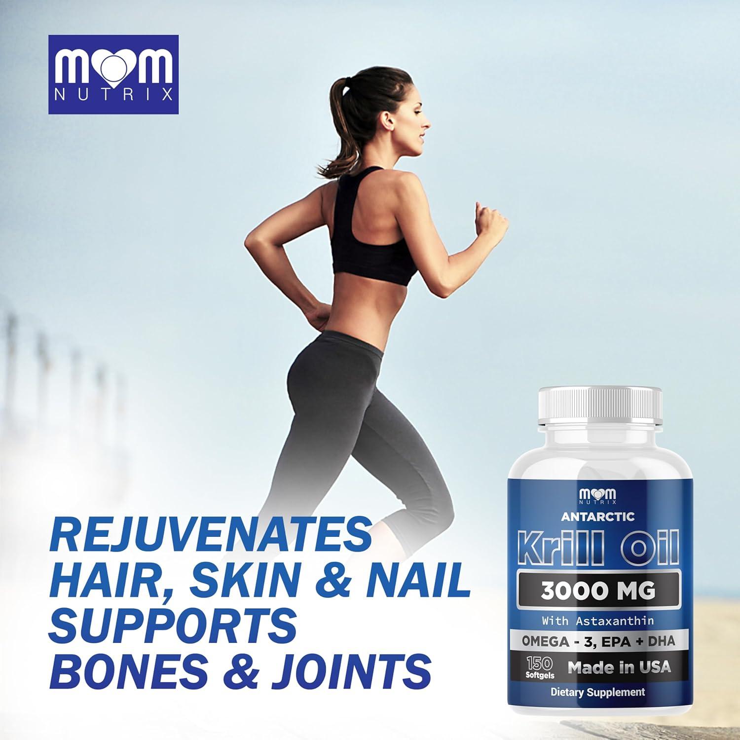 Suplemento de Aceite de Kril Antártico Dr. JOEL'S - 150 Gelatinas Blandas - Omega 3 EPA DHA