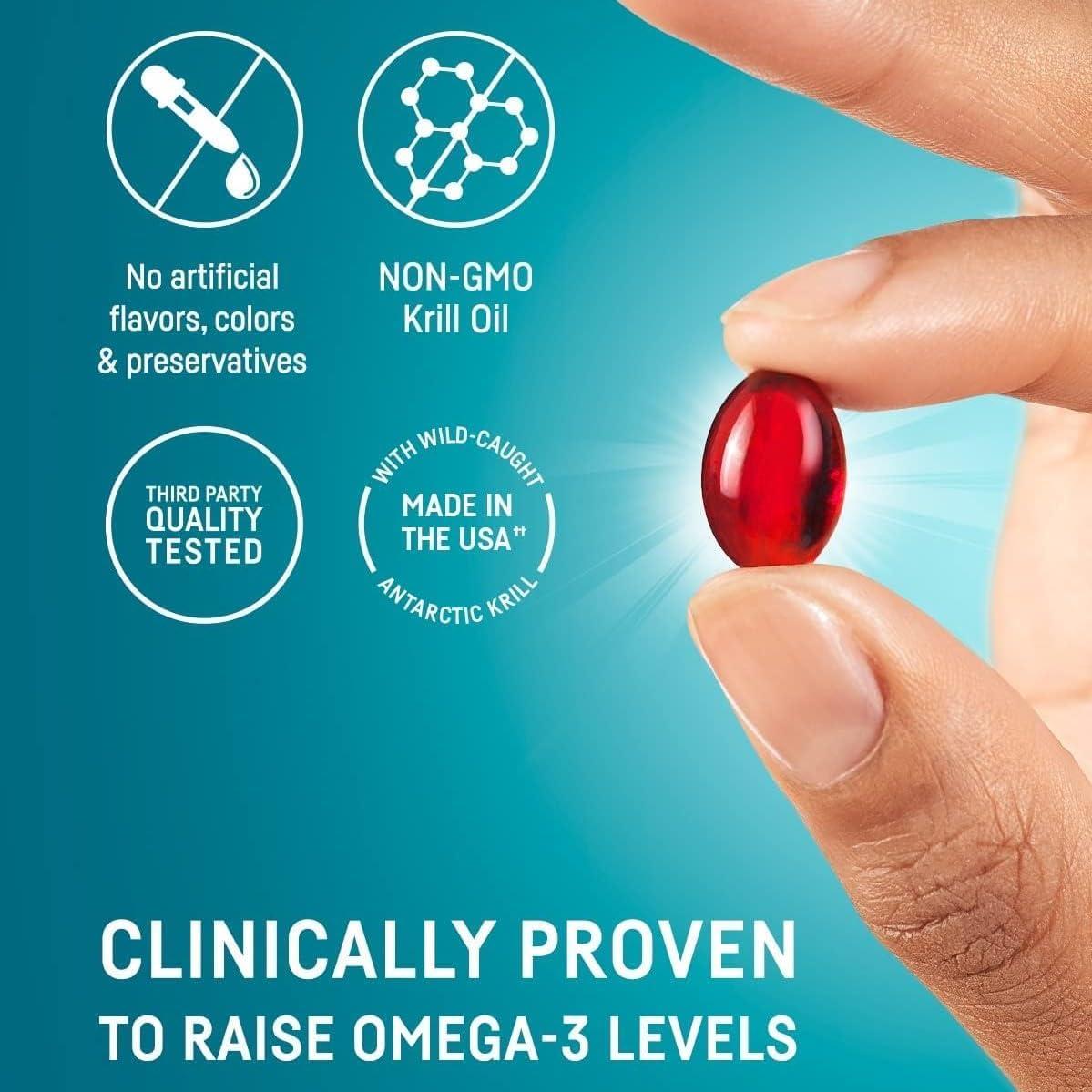 Suplemento Omega 3 Aceite de Krill Kori 600 mg 60 Cápsulas