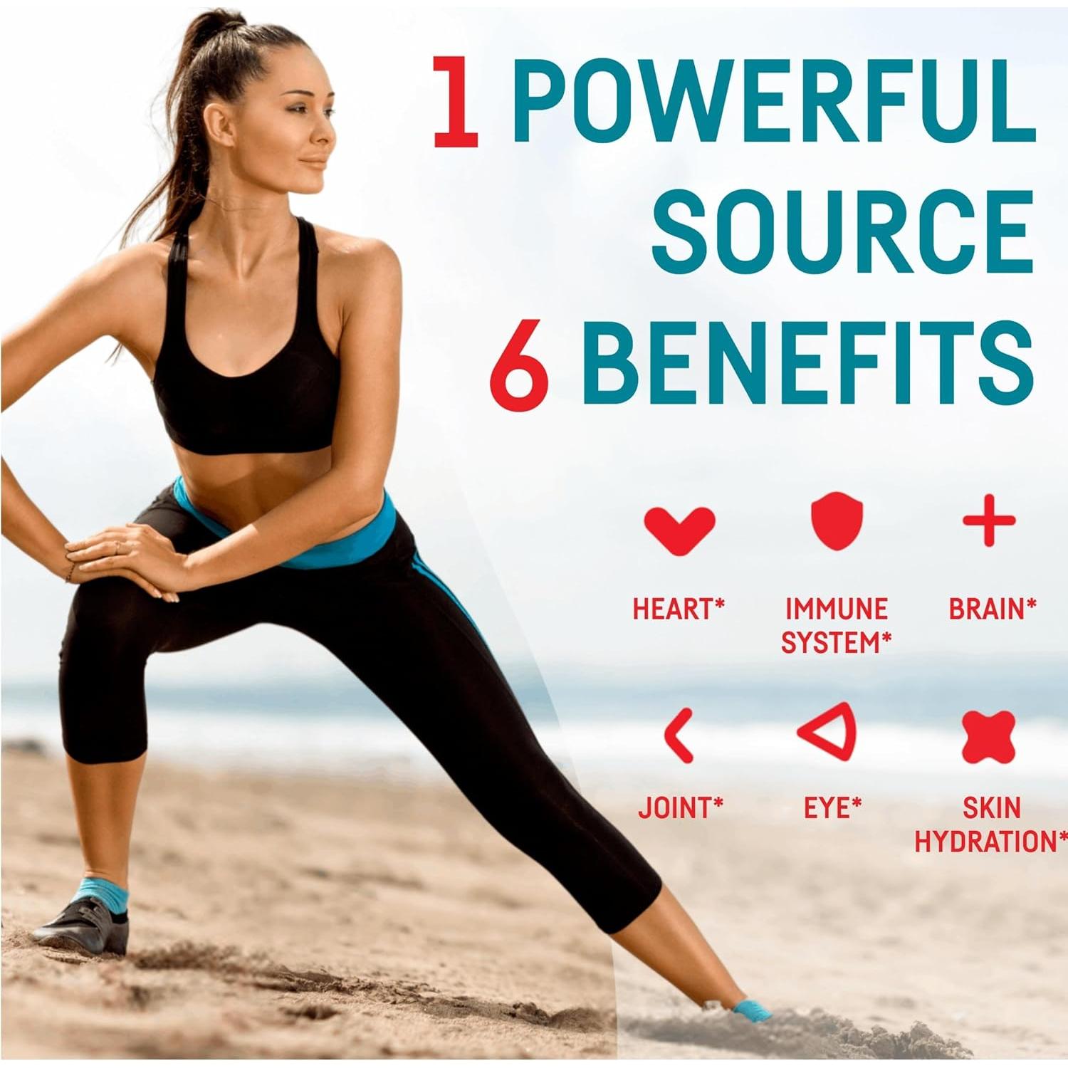 Suplemento Omega 3 Aceite de Krill Kori 600 mg 60 Cápsulas