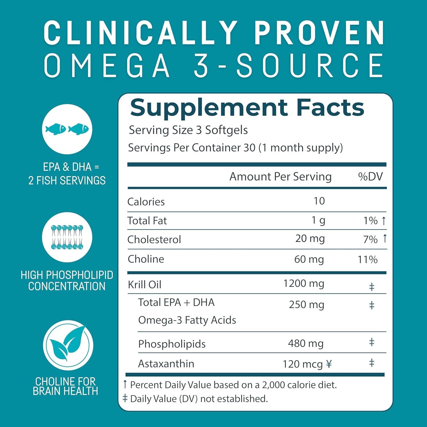 Suplemento de Aceite de Krill Kori Omega 3 400 mg 90 Cápsulas