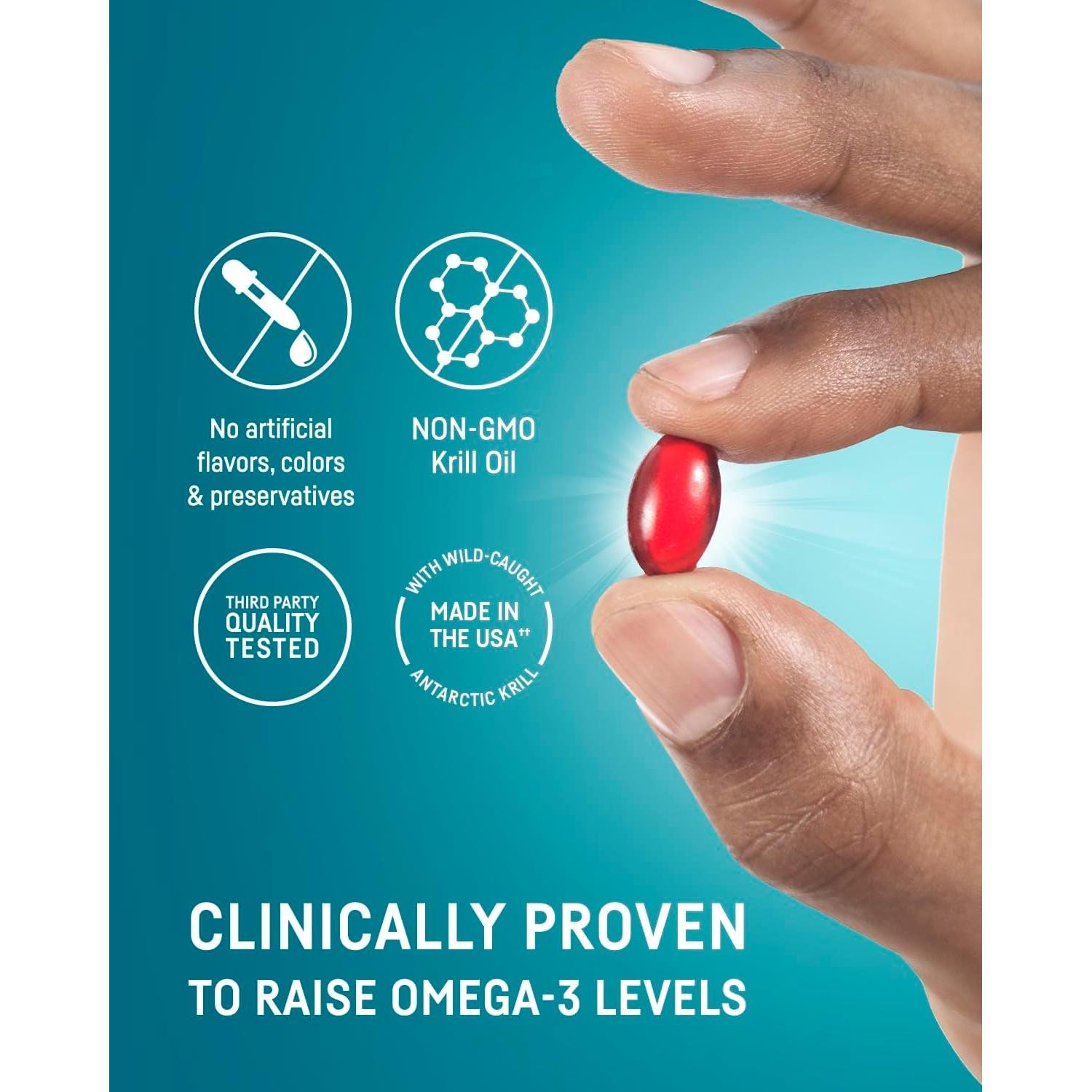 Suplemento de Aceite de Krill Kori Omega 3 400 mg 90 Cápsulas