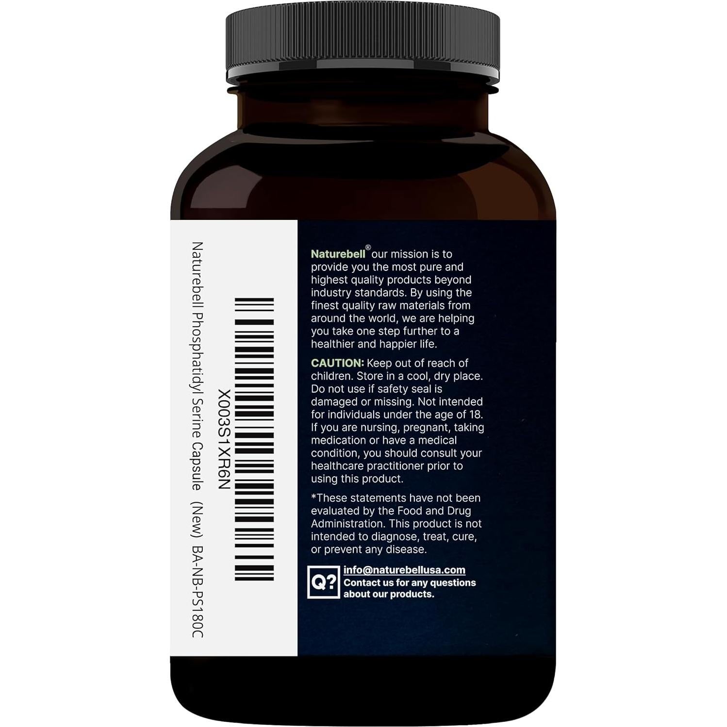 Suplemento de Fosfatidilserina NatureBell 500mg 240 Cápsulas
