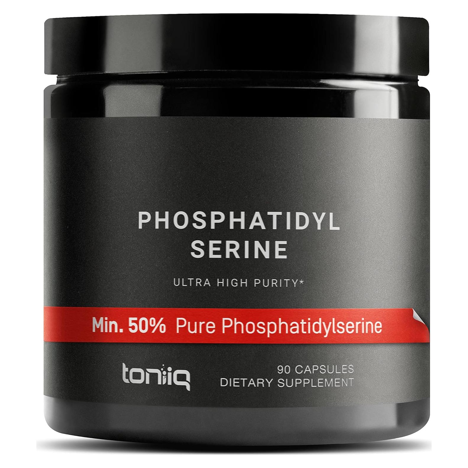 Suplemento Fosfatidilserina Toniiq 400mg 90 Cápsulas Vegetales