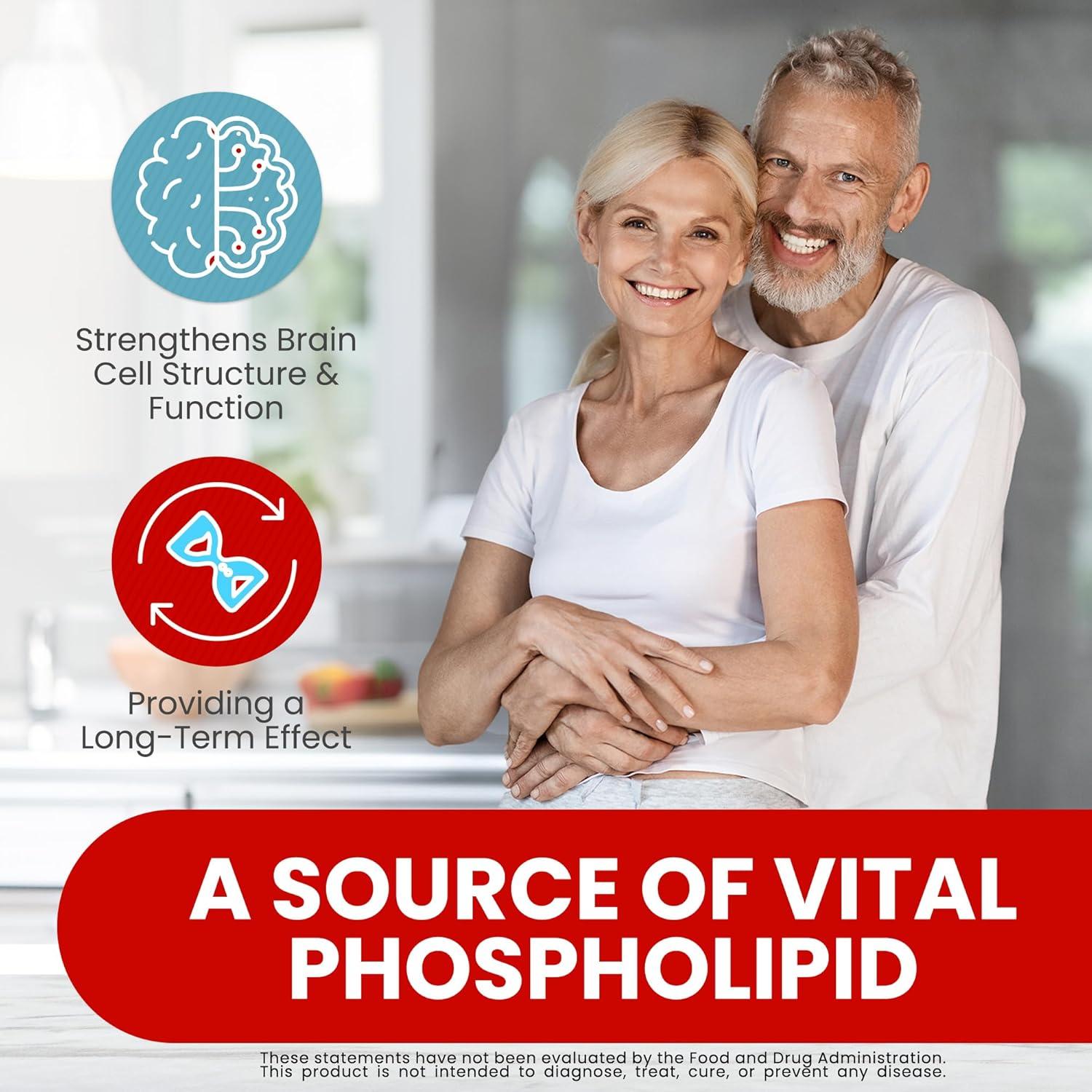 Suplemento Fosfatidilserina 100mg Natural BioScience 90 Softgels