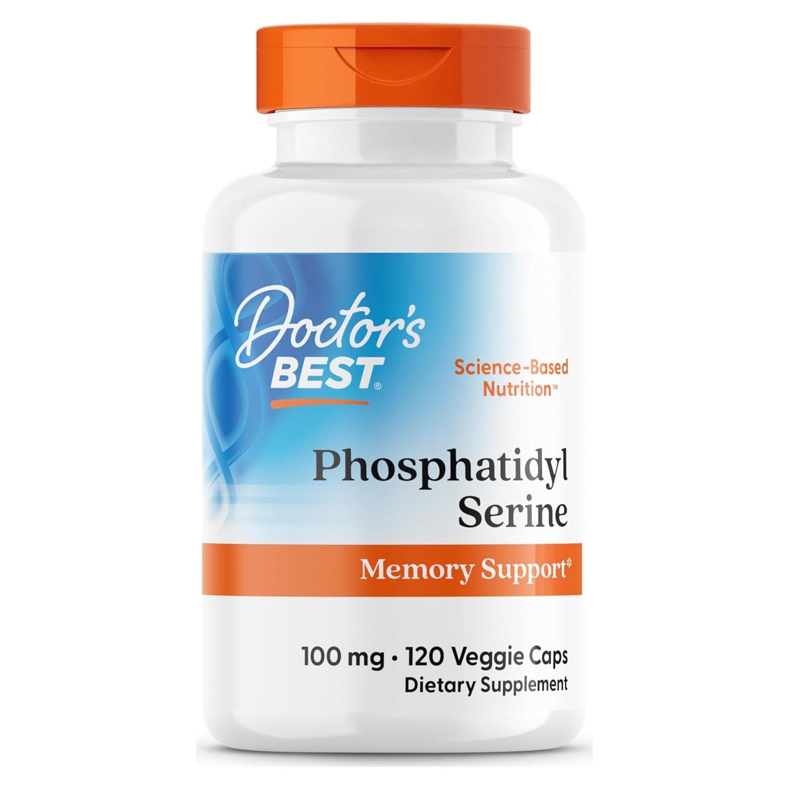 Fosfatidilserina 120 Cápsulas Doctor's Best - Suplemento Cognitivo