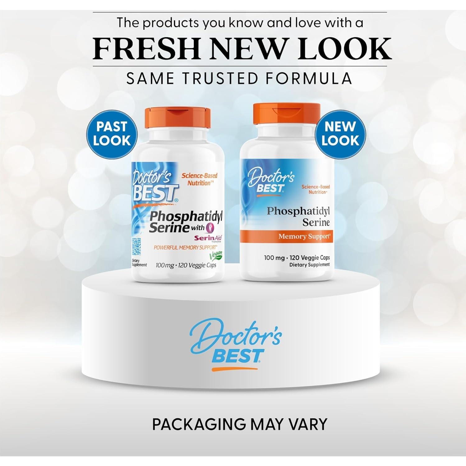 Fosfatidilserina 120 Cápsulas Doctor's Best - Suplemento Cognitivo