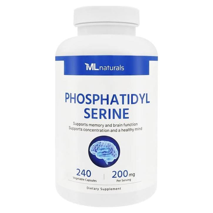 Fosfatidilserina 200 mg ML Naturals 240 Cápsulas Vegetales