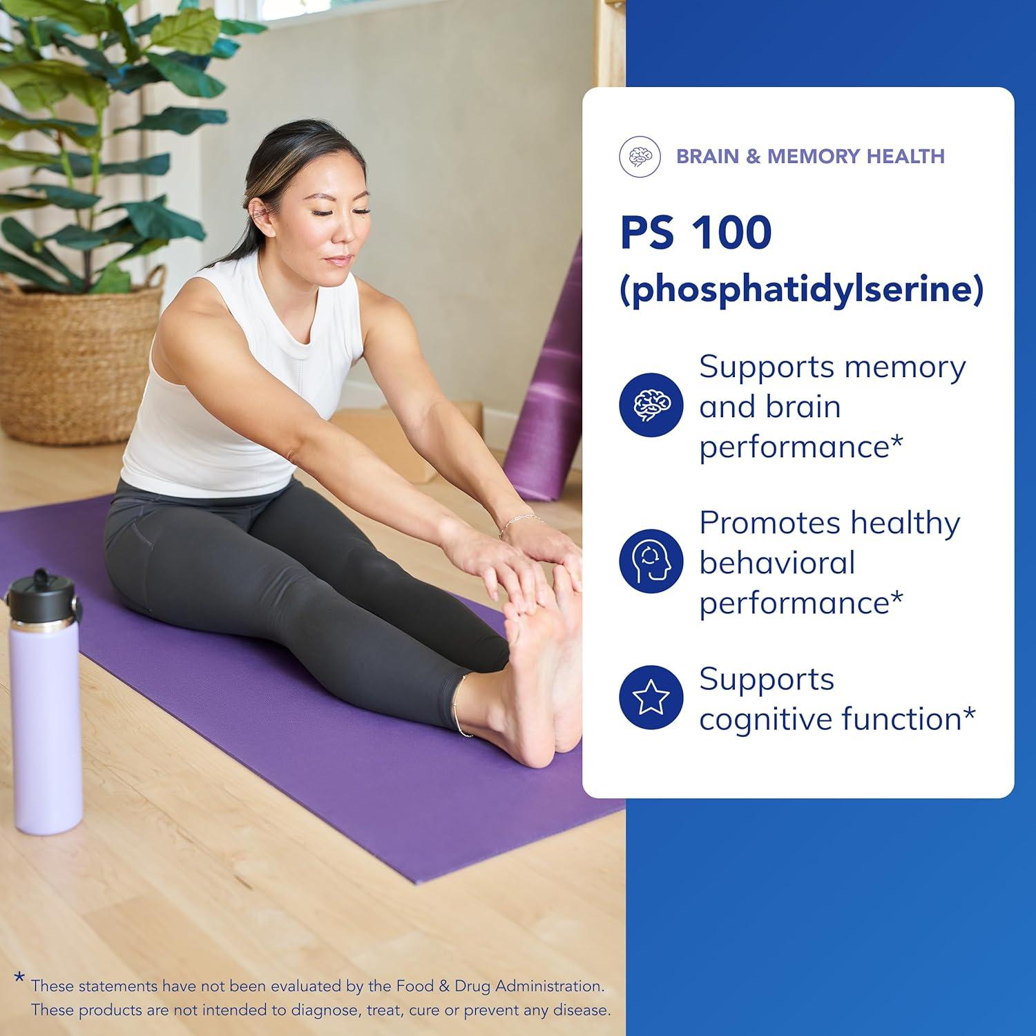 Suplemento Fosfatidilserina Pure Encapsulations 120 Cápsulas