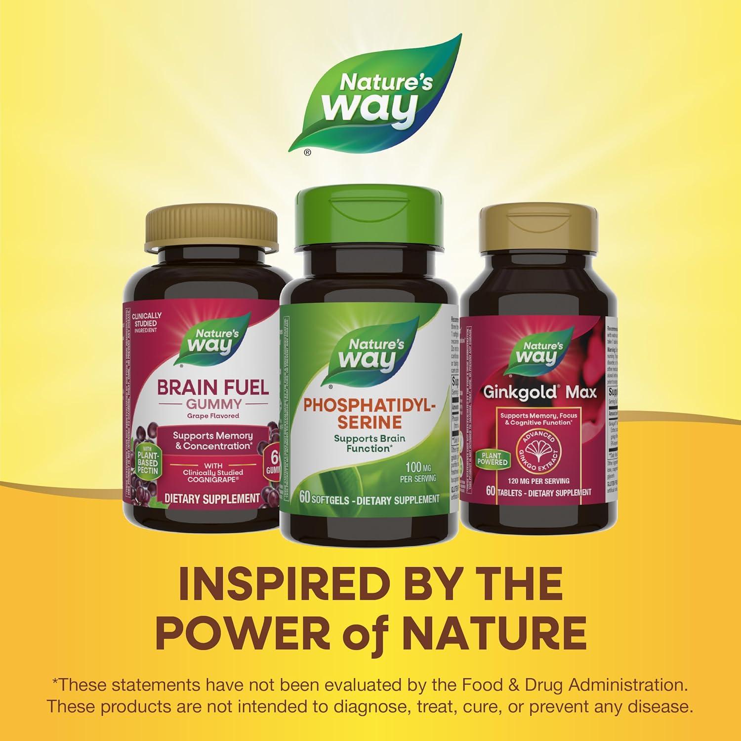 Fosfatidilserina Nature's Way 60 Gelatinas Blandas 100 mg