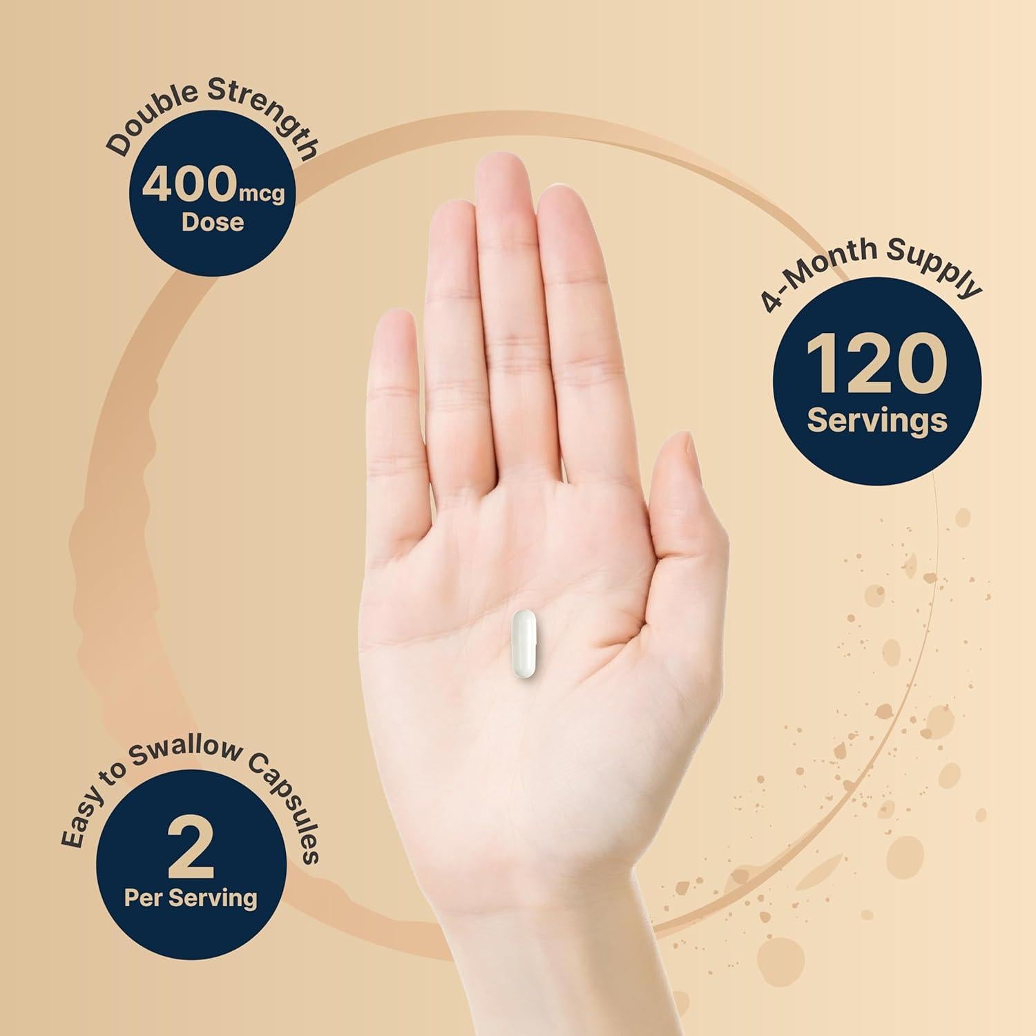 Suplemento Huperzine A NatureBell 400mcg 240 Cápsulas