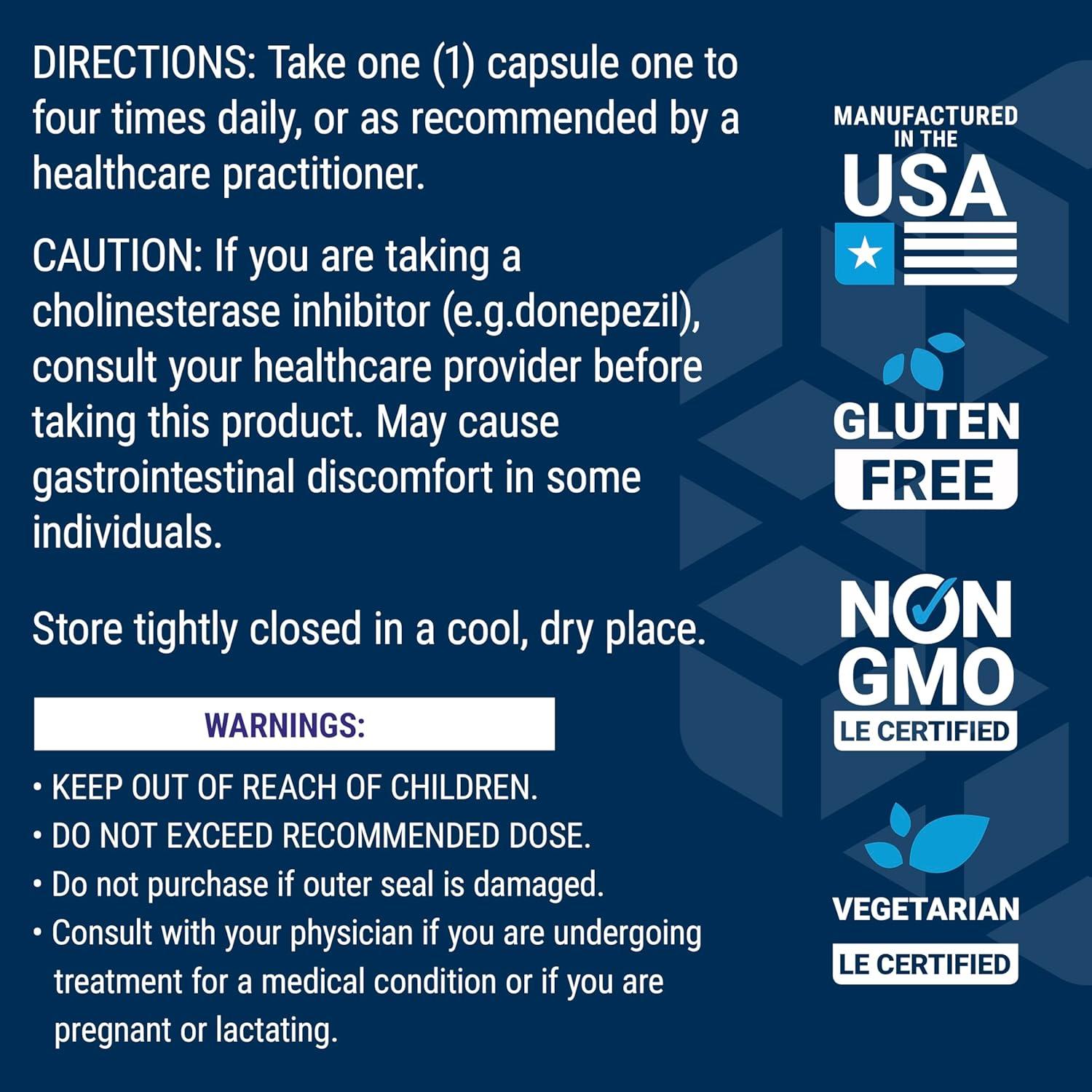 Huperzine A Life Extension 60 Cápsulas Vegetales Salud Cognitiva