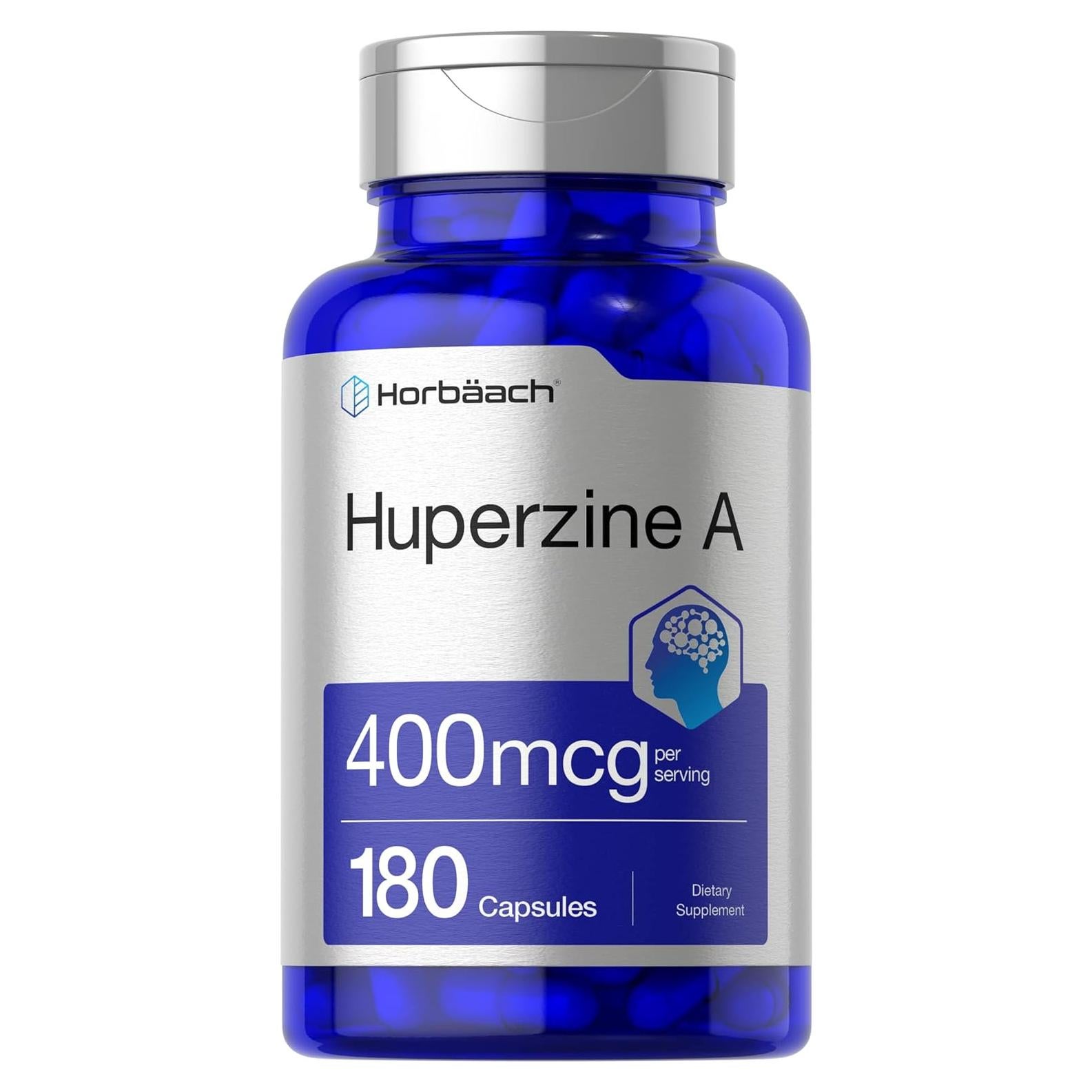 Huperzina A 400 mcg Horbaach | 180 Cápsulas Suplemento Natural