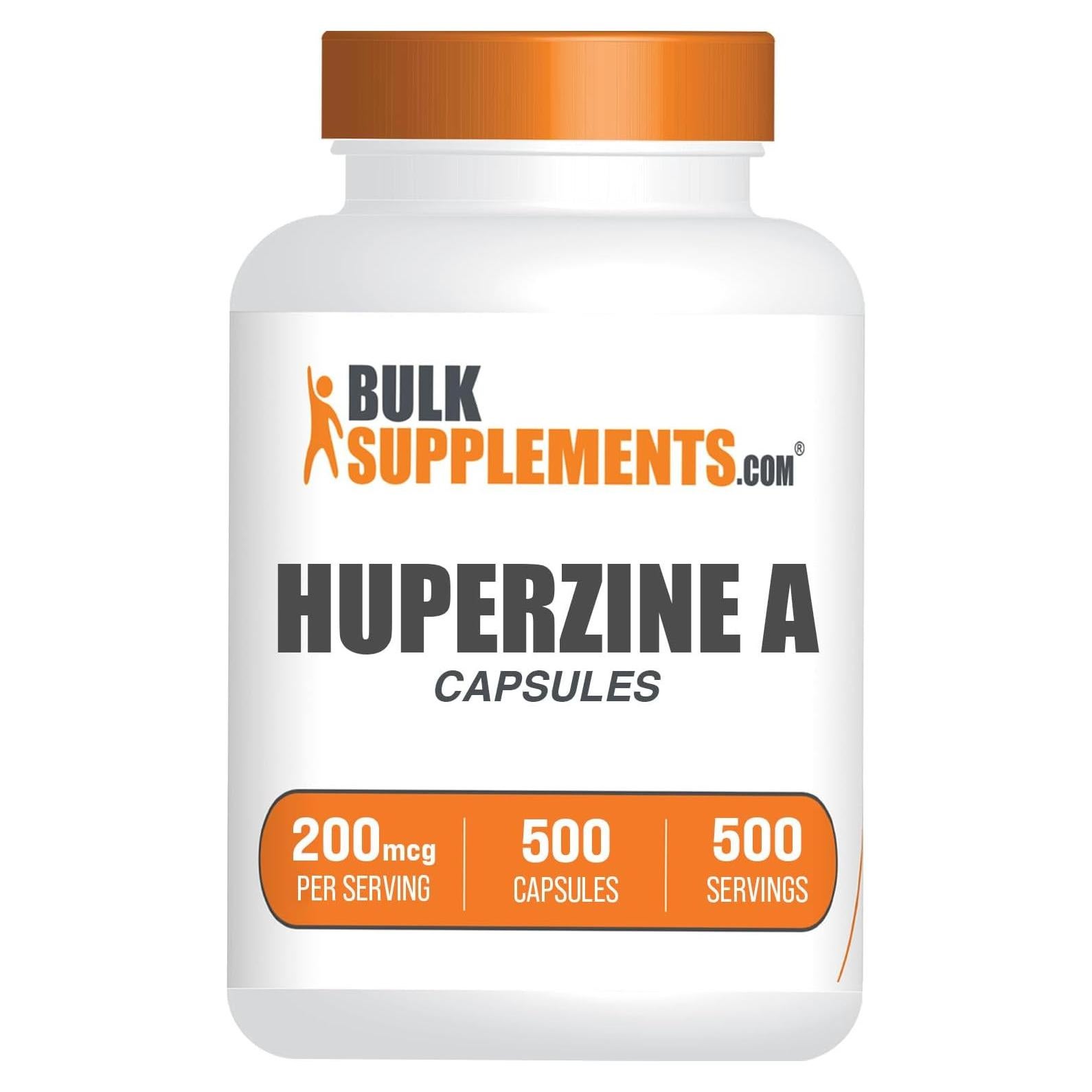 Cápsulas de Huperzina A 200mcg BulkSupplements - Suplemento Nootrópico