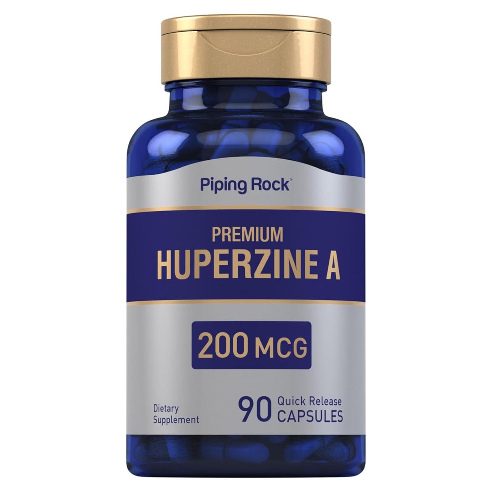 Suplemento Huperzina A Piping Rock 200 mcg 90 Cápsulas