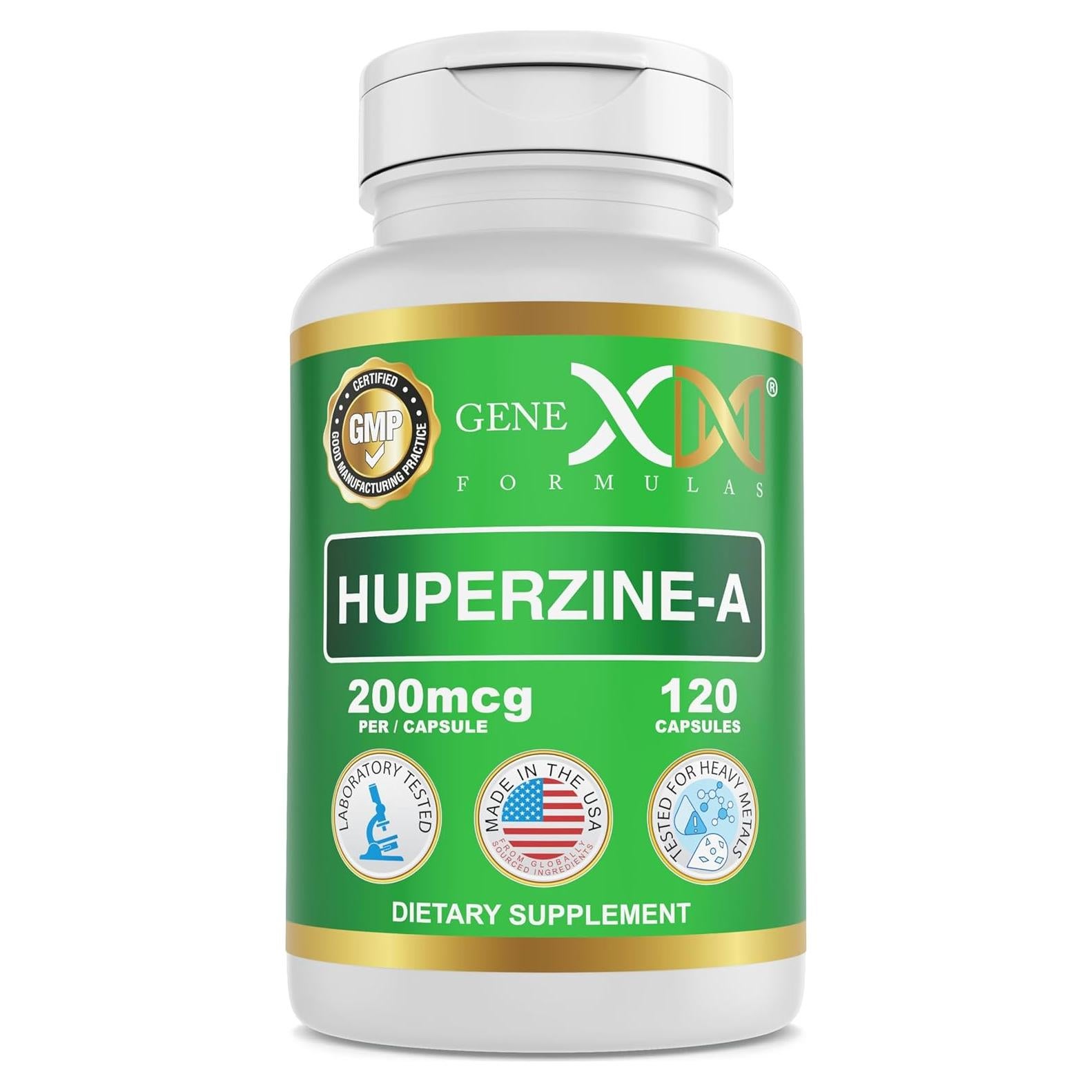 Huperzina A 200mcg Genex Formulas - 120 Cápsulas Vegetales