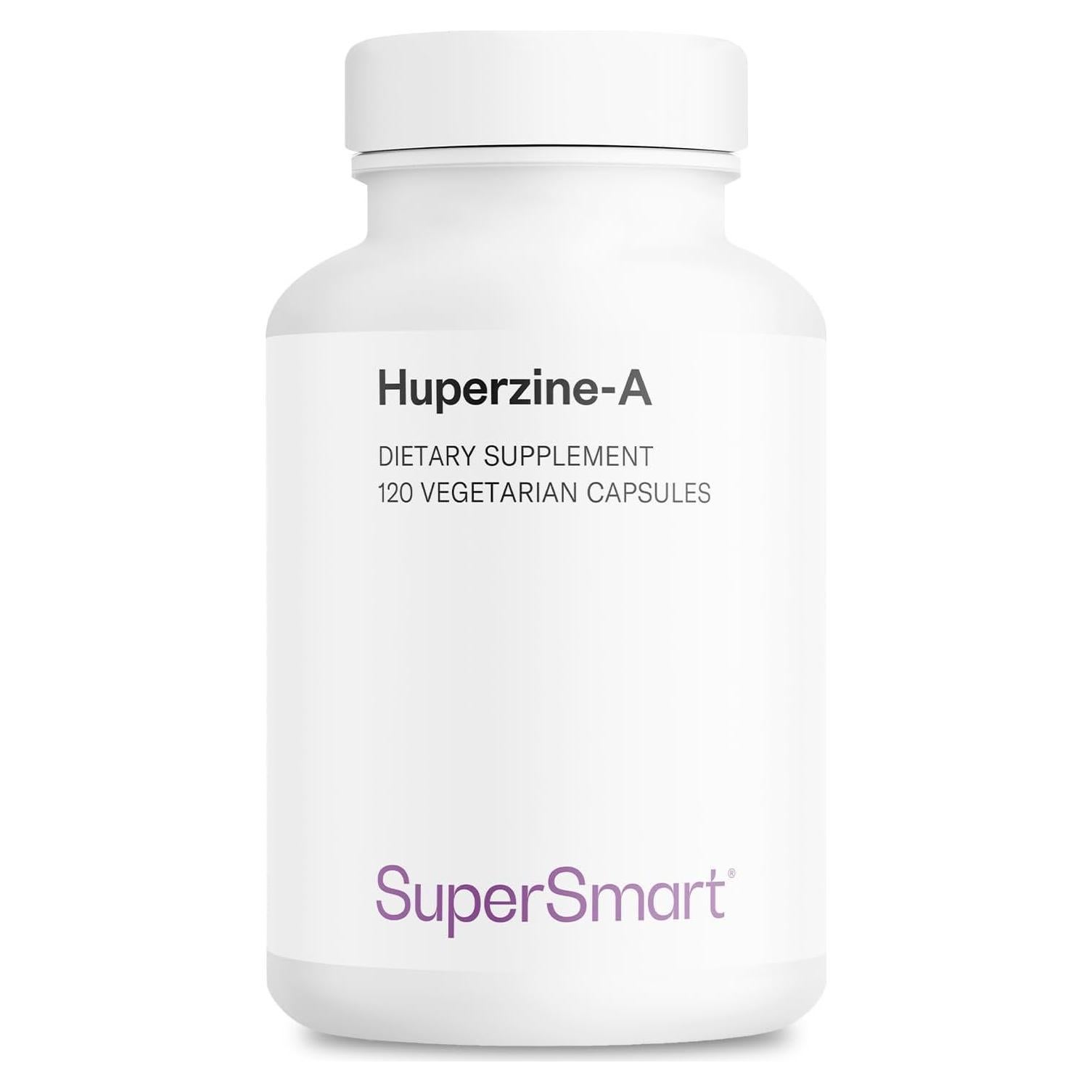 Suplemento Huperzina A 100 mcg Supersmart - 120 Cápsulas Veganas