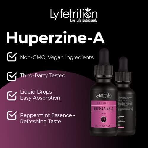 Suplemento Líquido Huperzina-A Lyfetrition 380 mcg 220 Porciones