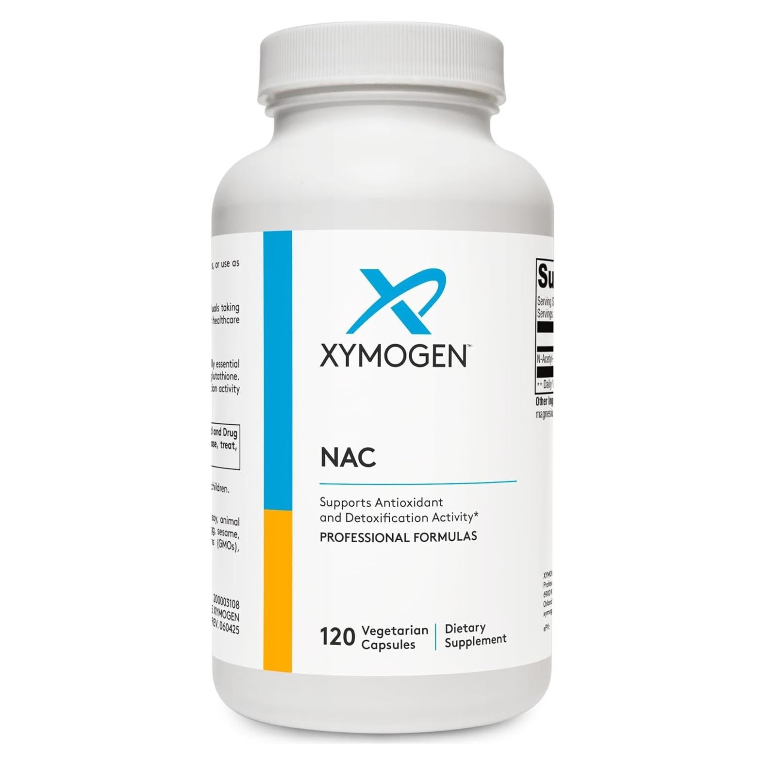 Suplemento N-Acetil-Cisteína 600mg Xymogen 120 Cápsulas