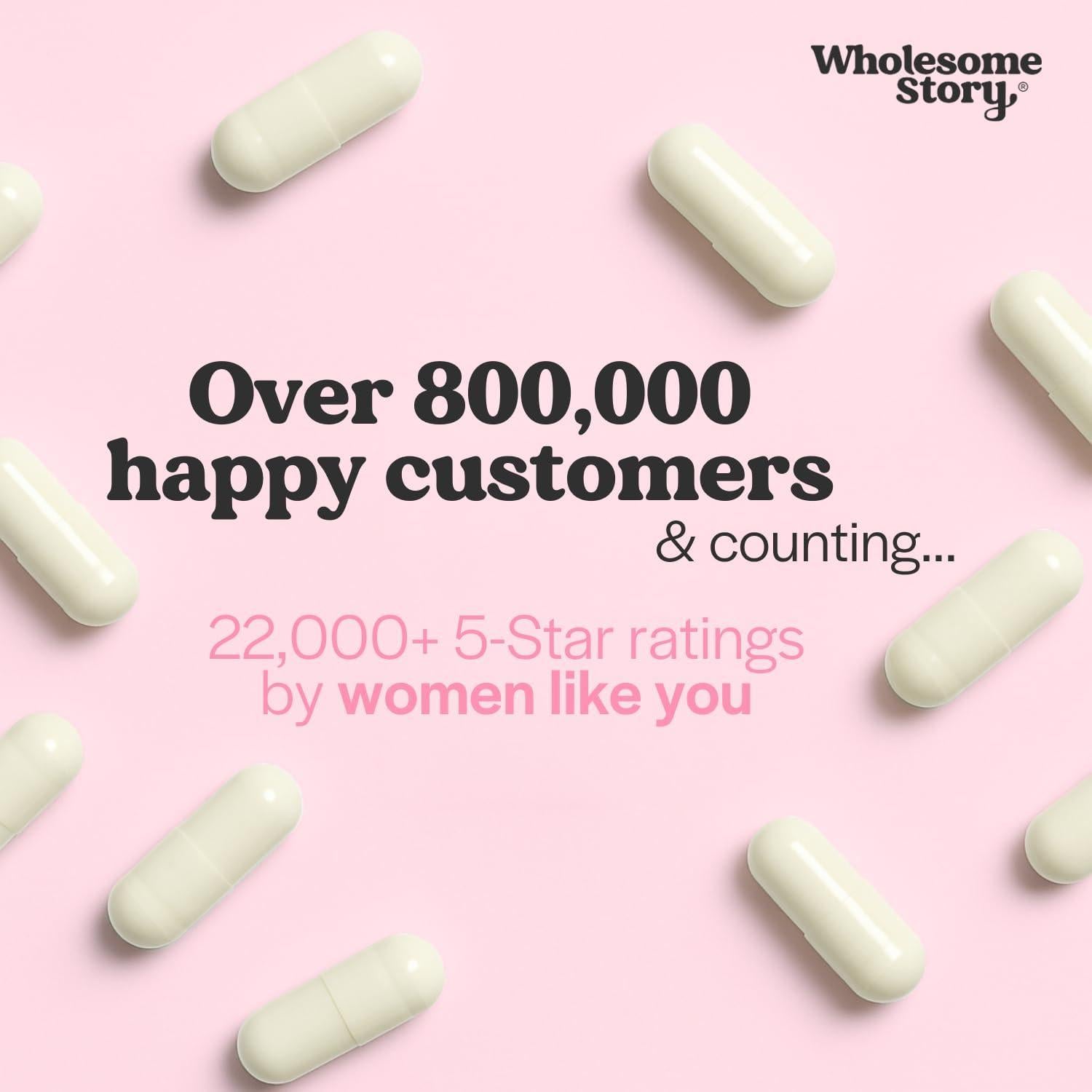 Suplemento NAC Wholesome Story 600 mg - 120 Cápsulas Veganas