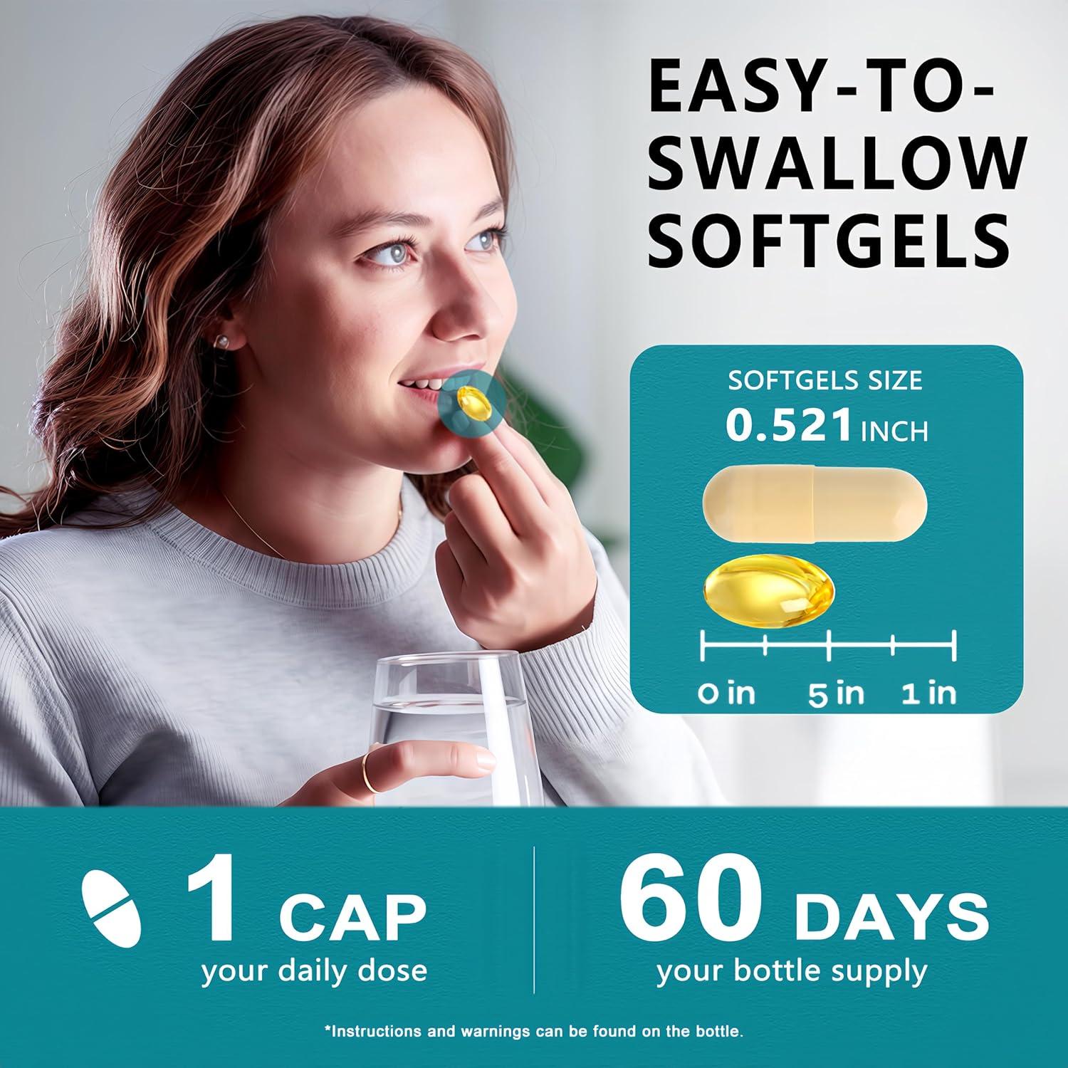 Suplemento NAC HZZYPLANT 1200mg - Cápsulas blandas veganas