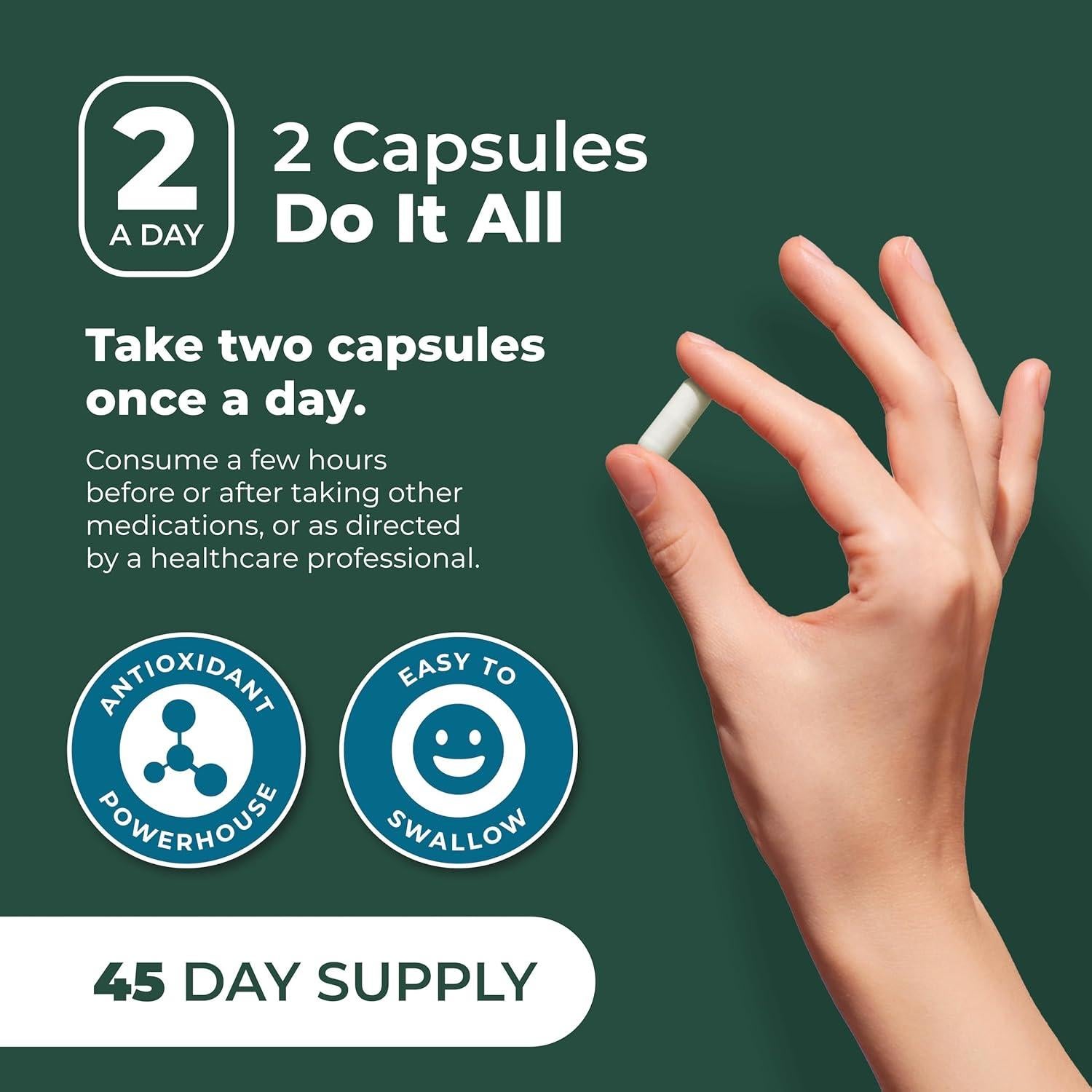 Suplemento de Glutatión Reducido PurePremium 1000mg 90 Cápsulas