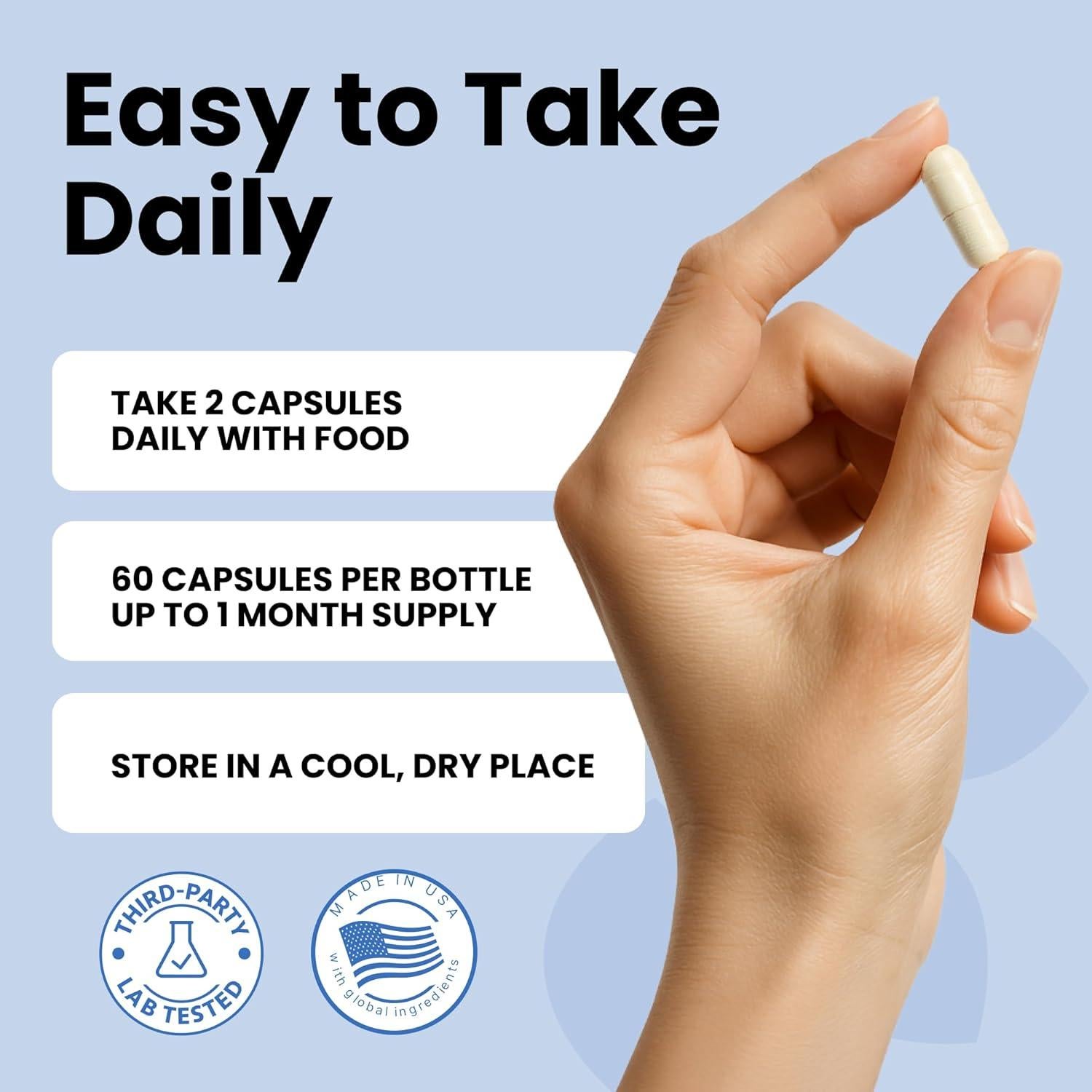 Suplemento de Glutati&oacute;n Luma Nutrition 500mg - 60 C&aacute;psulas