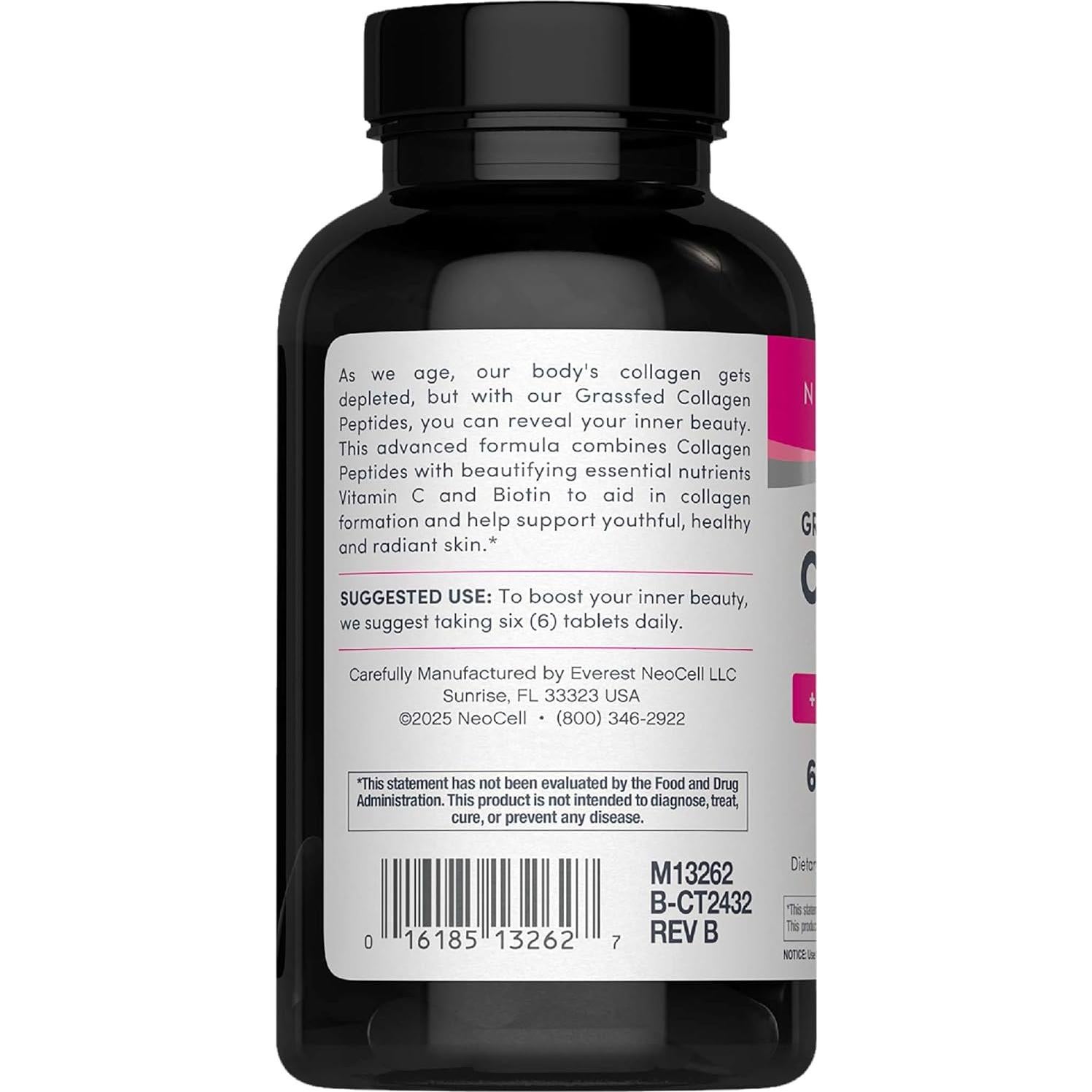 NeoCell Super Colágeno 270 Tabletas con Vitamina C y Biotina