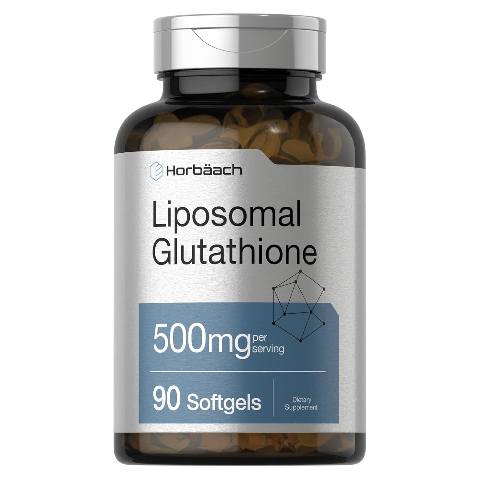 Suplemento de Glutatión Liposomal Horbaach 500mg 90 Softgels