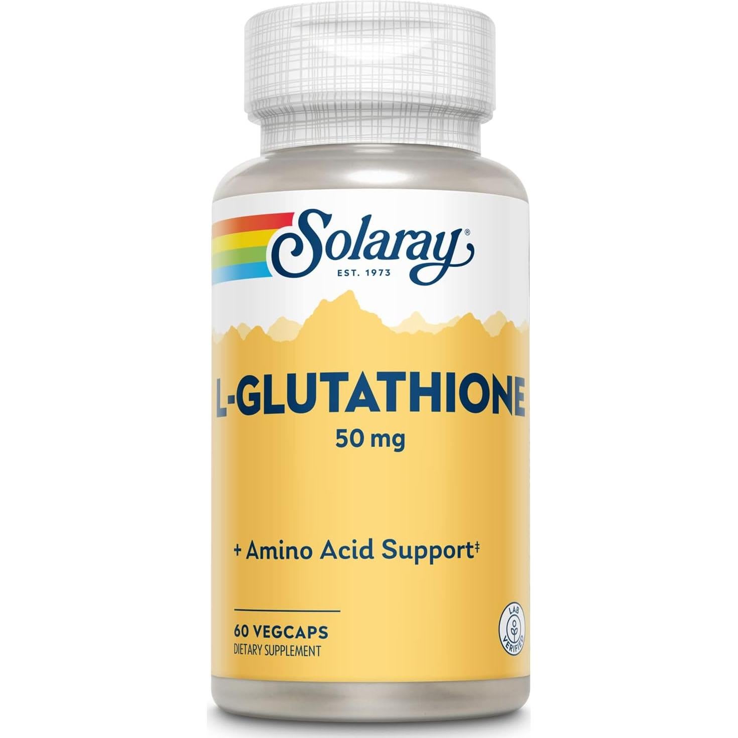 Suplemento L-Glutatión Solaray 50 mg - 60 VegCaps