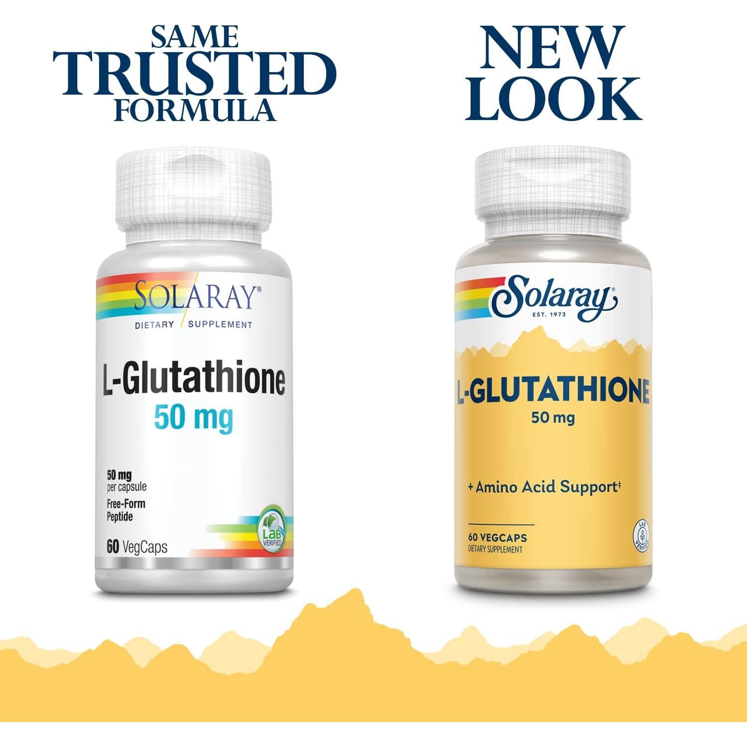 Suplemento L-Glutatión Solaray 50 mg - 60 VegCaps