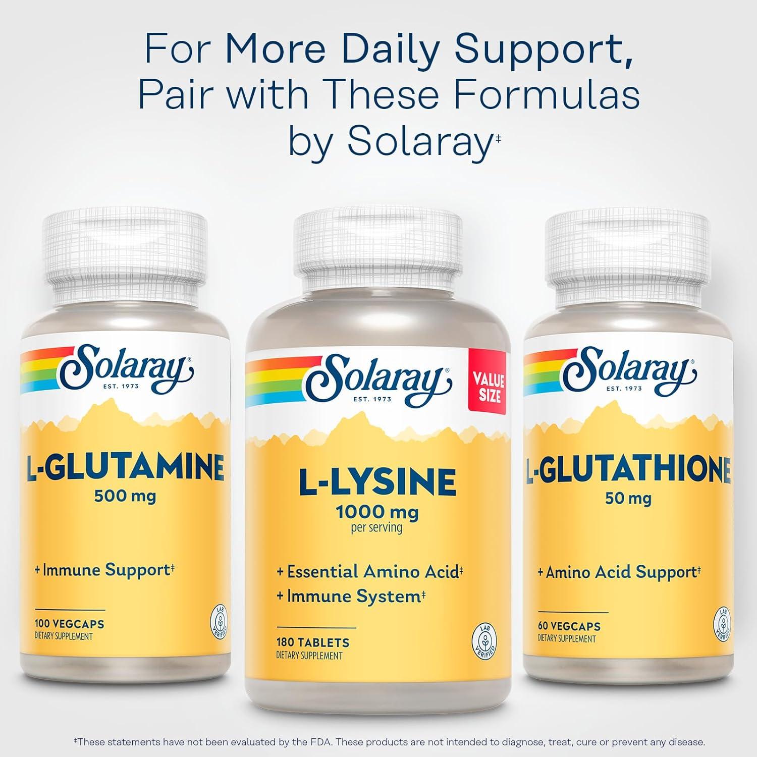 Suplemento L-Glutatión Solaray 50 mg - 60 VegCaps
