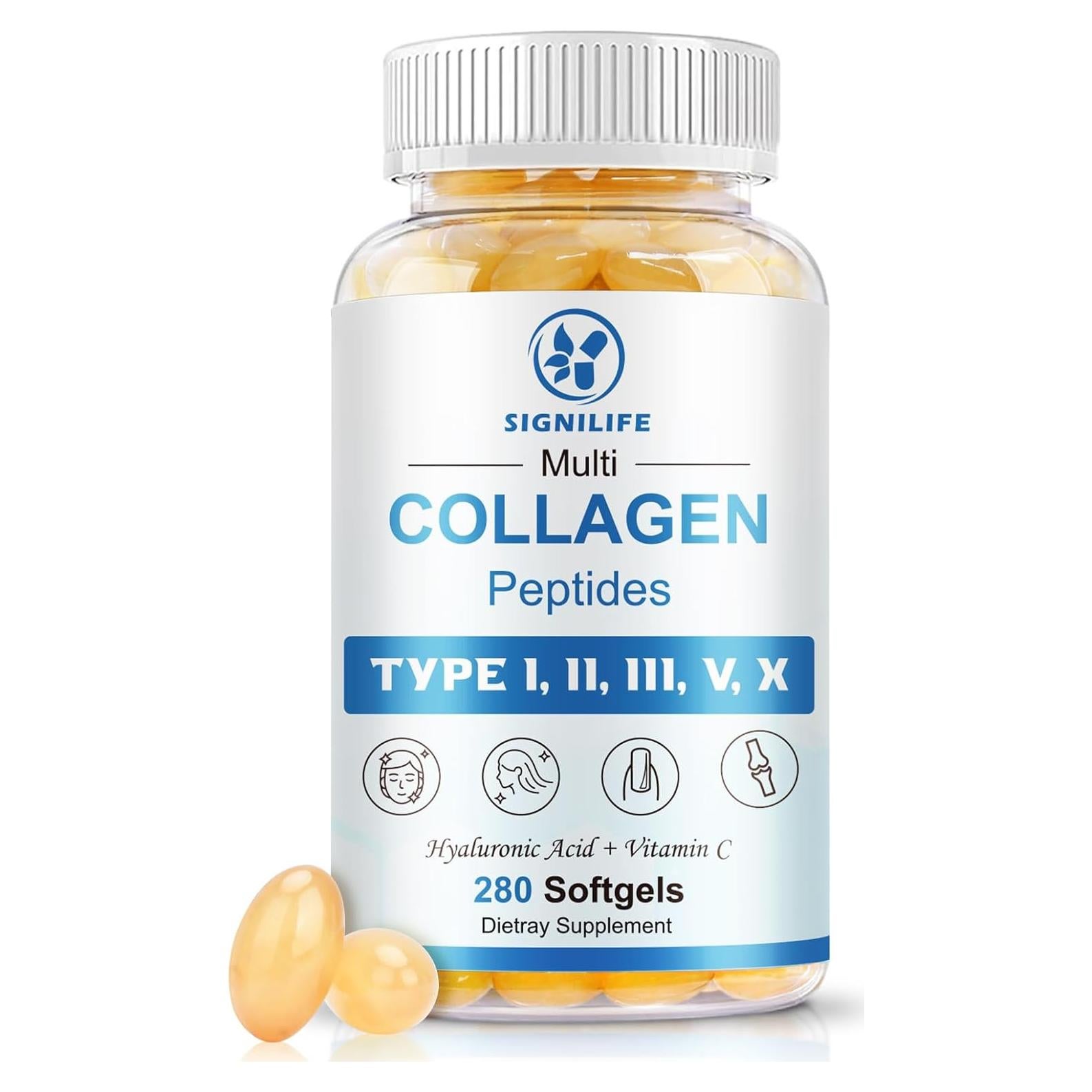 Péptidos de colágeno hidrolizado SIGNILIFE 280 geles blandos