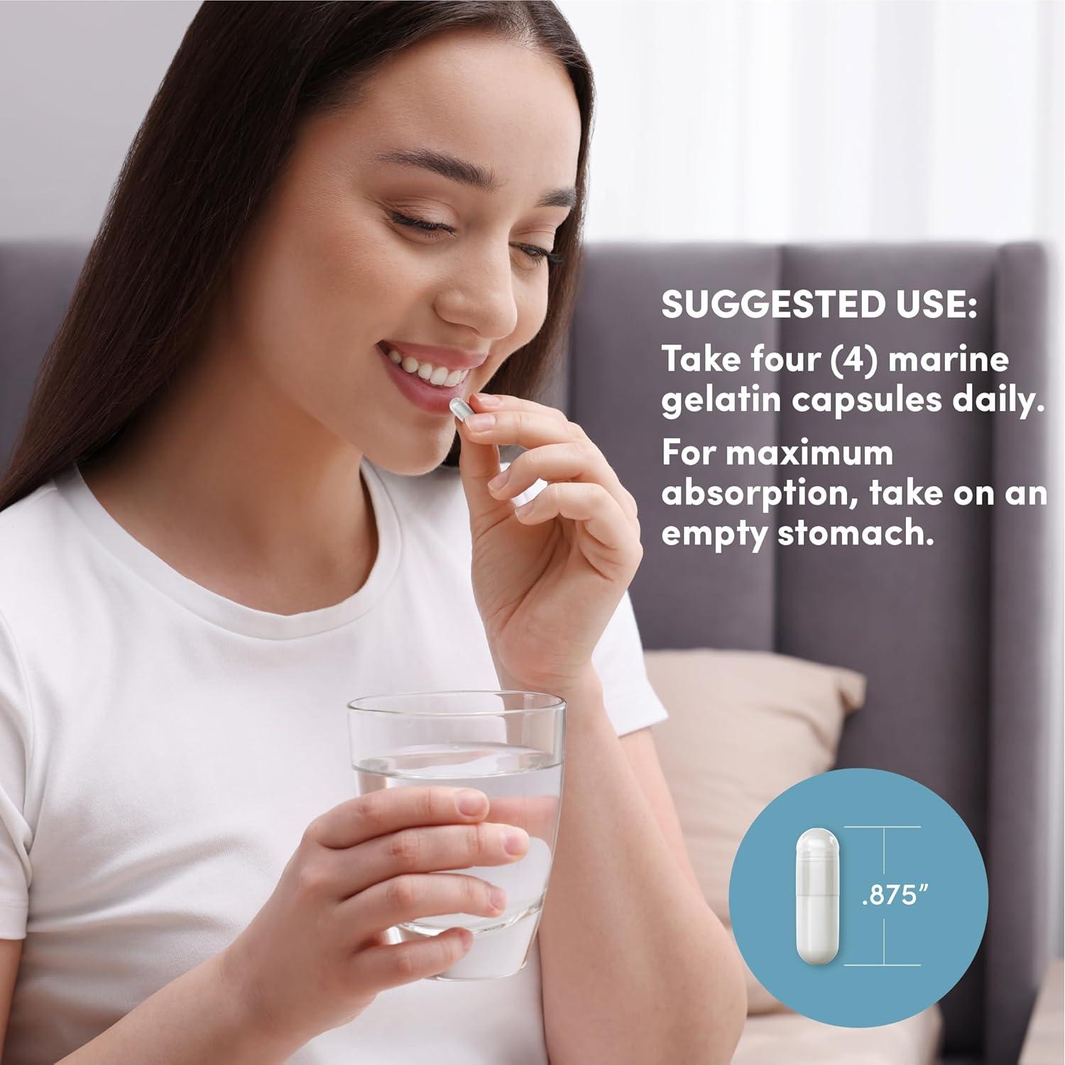 NeoCell Péptidos de Colágeno Marino 300 Cápsulas con Ácido Hialurónico