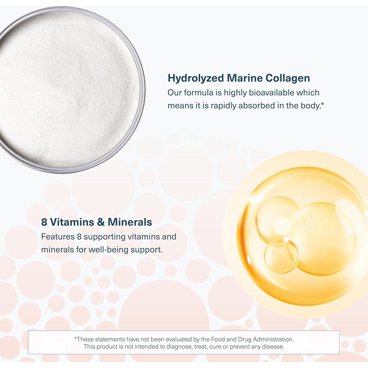 Colágeno Marino Youtheory 2500 mg - 290 Tabletas - Salud Articulaciones, Piel, Cabello