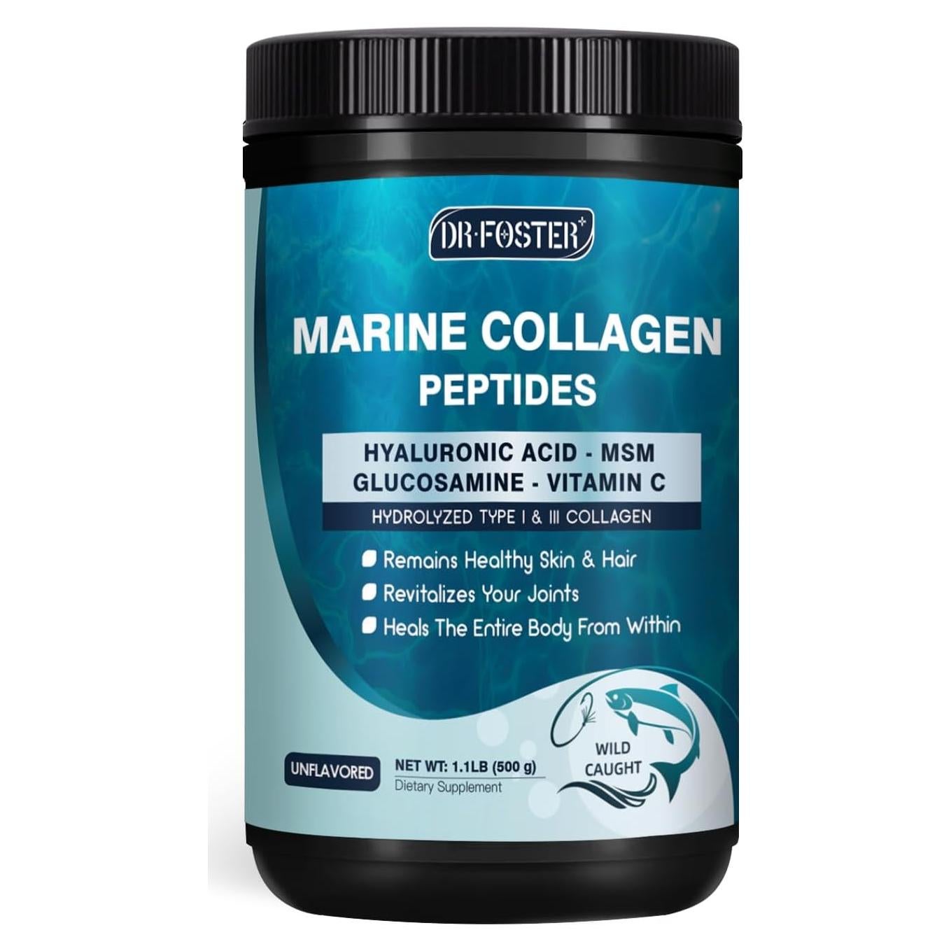 Polvo de Colágeno Marino DRFOSTER 50 Porciones 0.49 kg